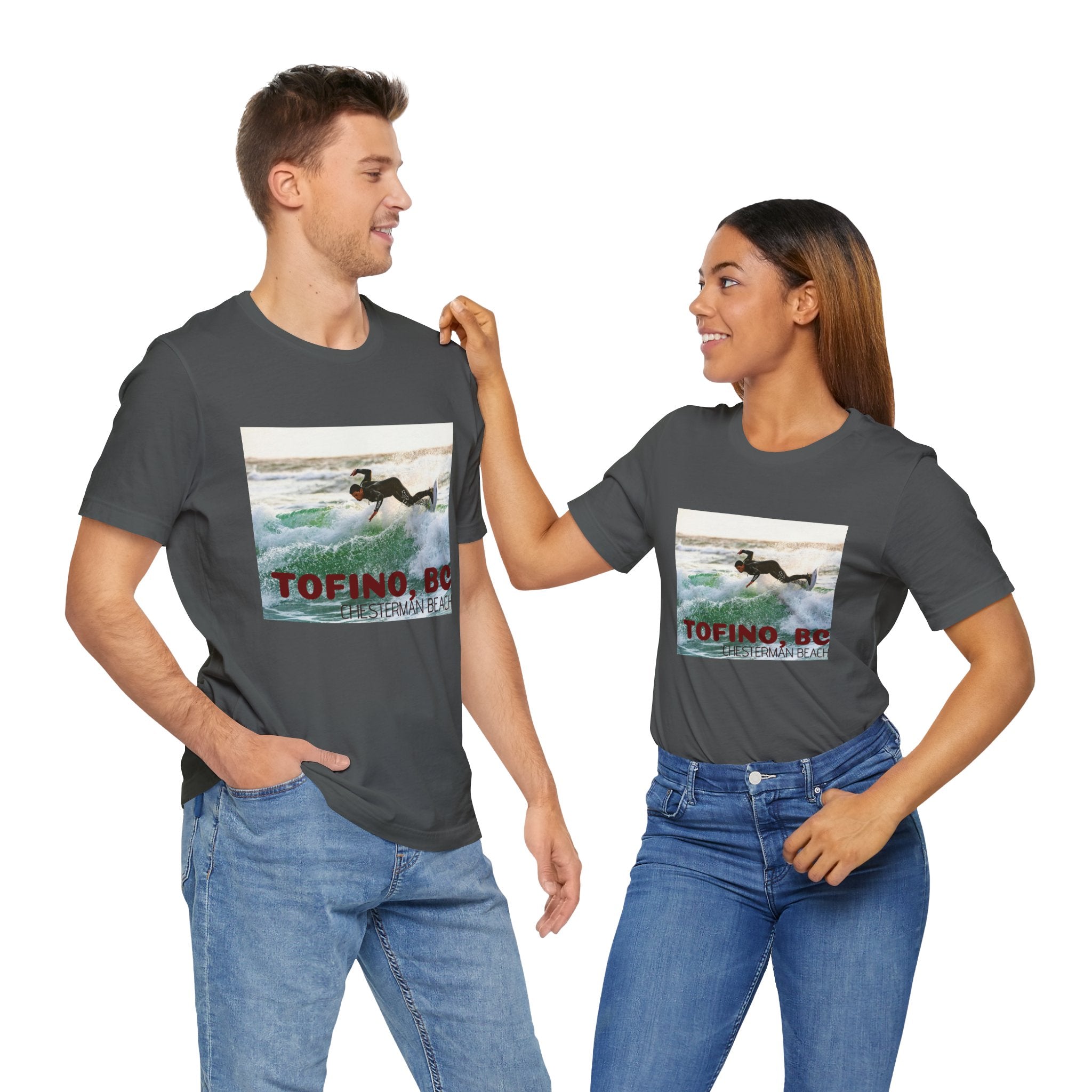 Viringee Tofino Chesterman Beach Surfing Graphic Tee