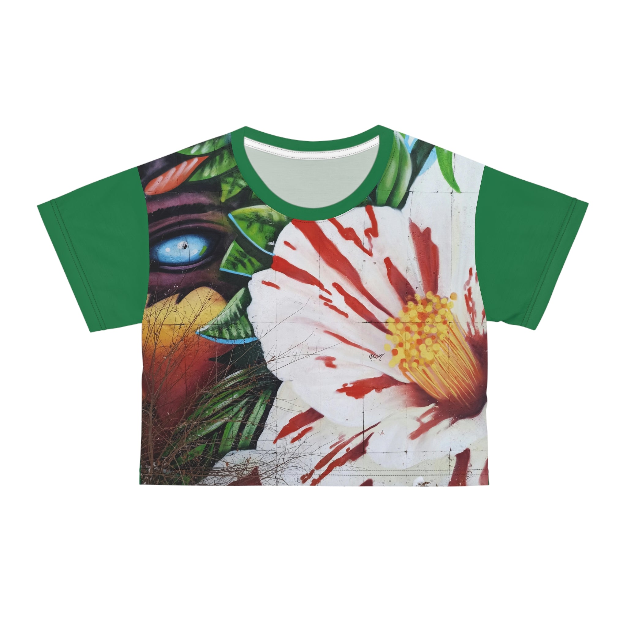 Viringee Flowerverse Women's Crop Tee