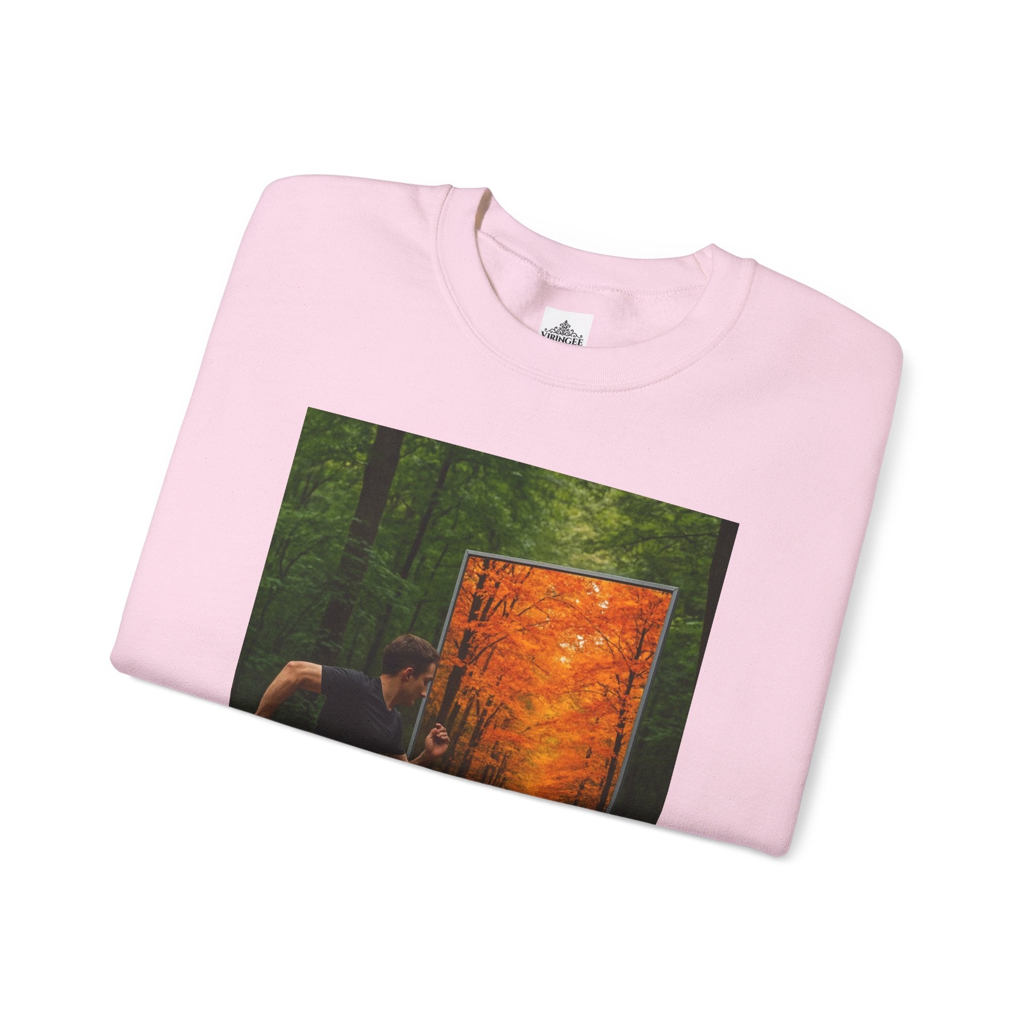 Viringee Fall Door Unisex Heavy Blend™ Crewneck Sweatshirt