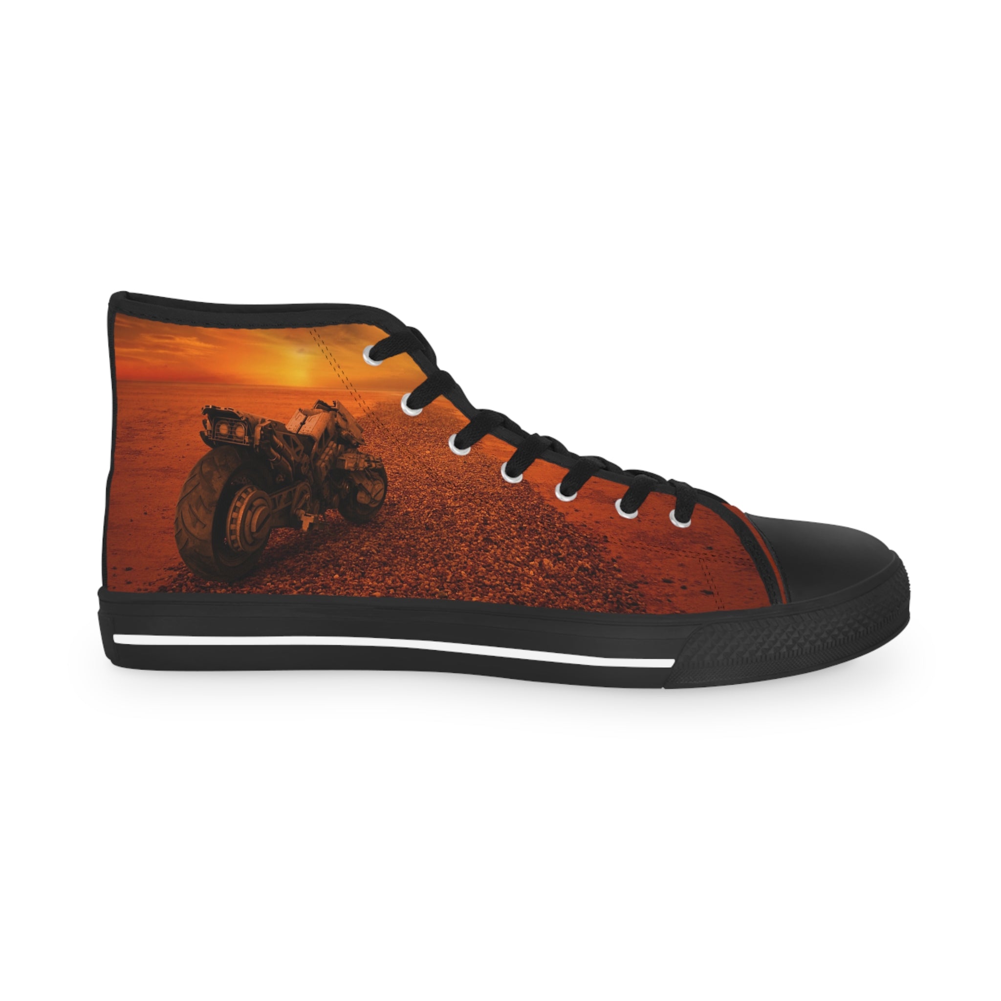 Viringee Sunset Scene Men's High Top Sneakers