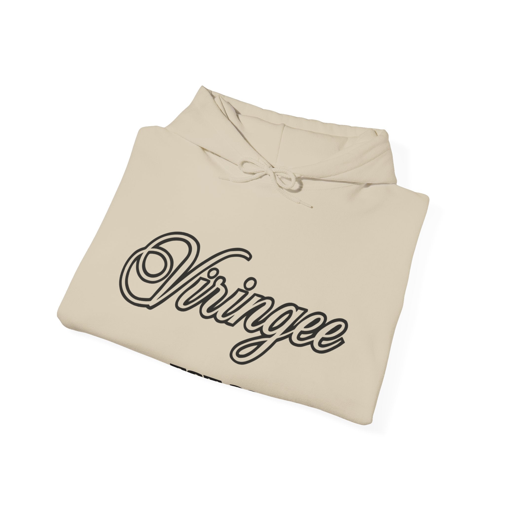 Viringee Analog Back Script Hoodie