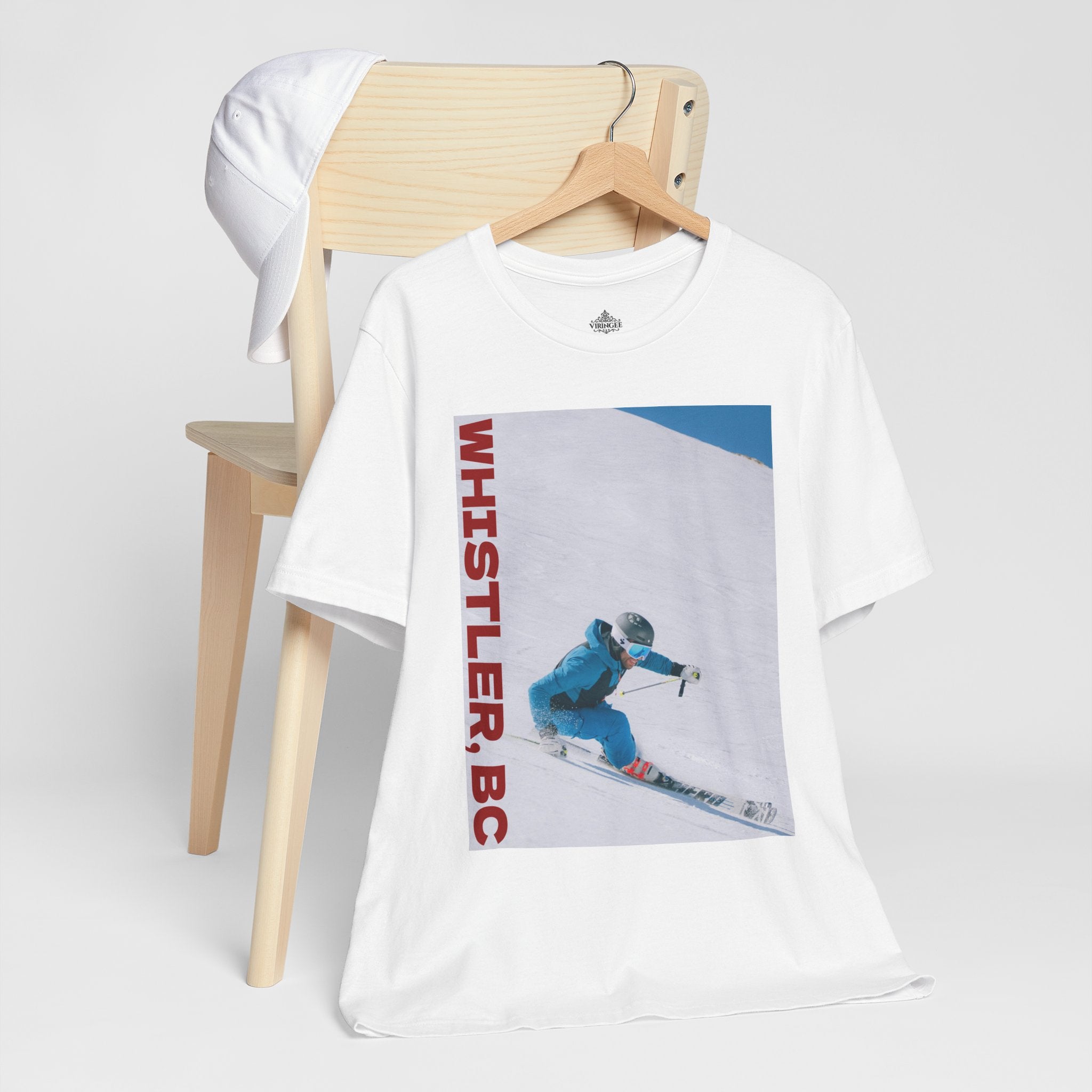 Viringee Whistler Skiing Graphic Tee