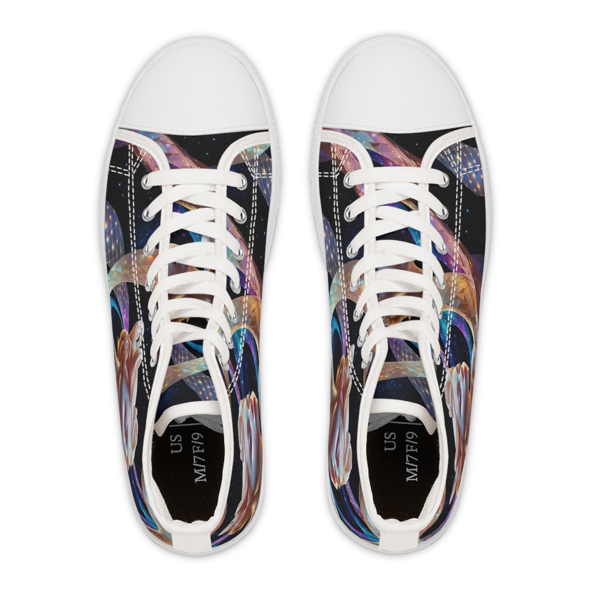 Viringee Galactic Dream Women's High Top Sneakers