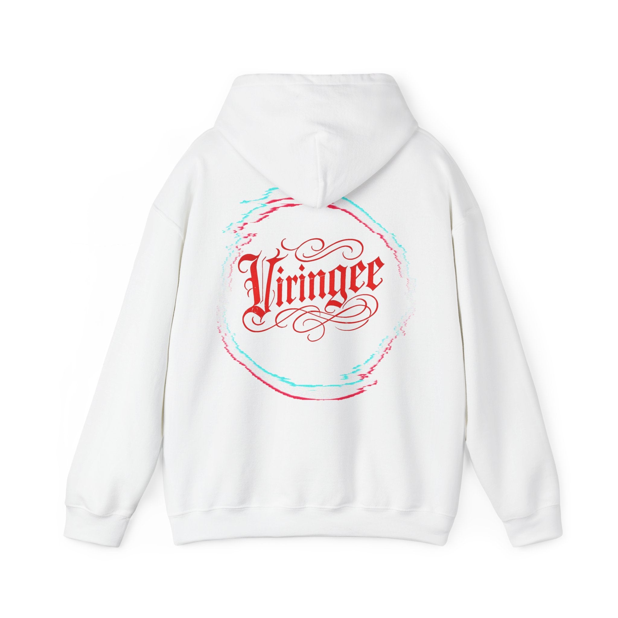 Viringee Red Logo Classic Script Hoodie