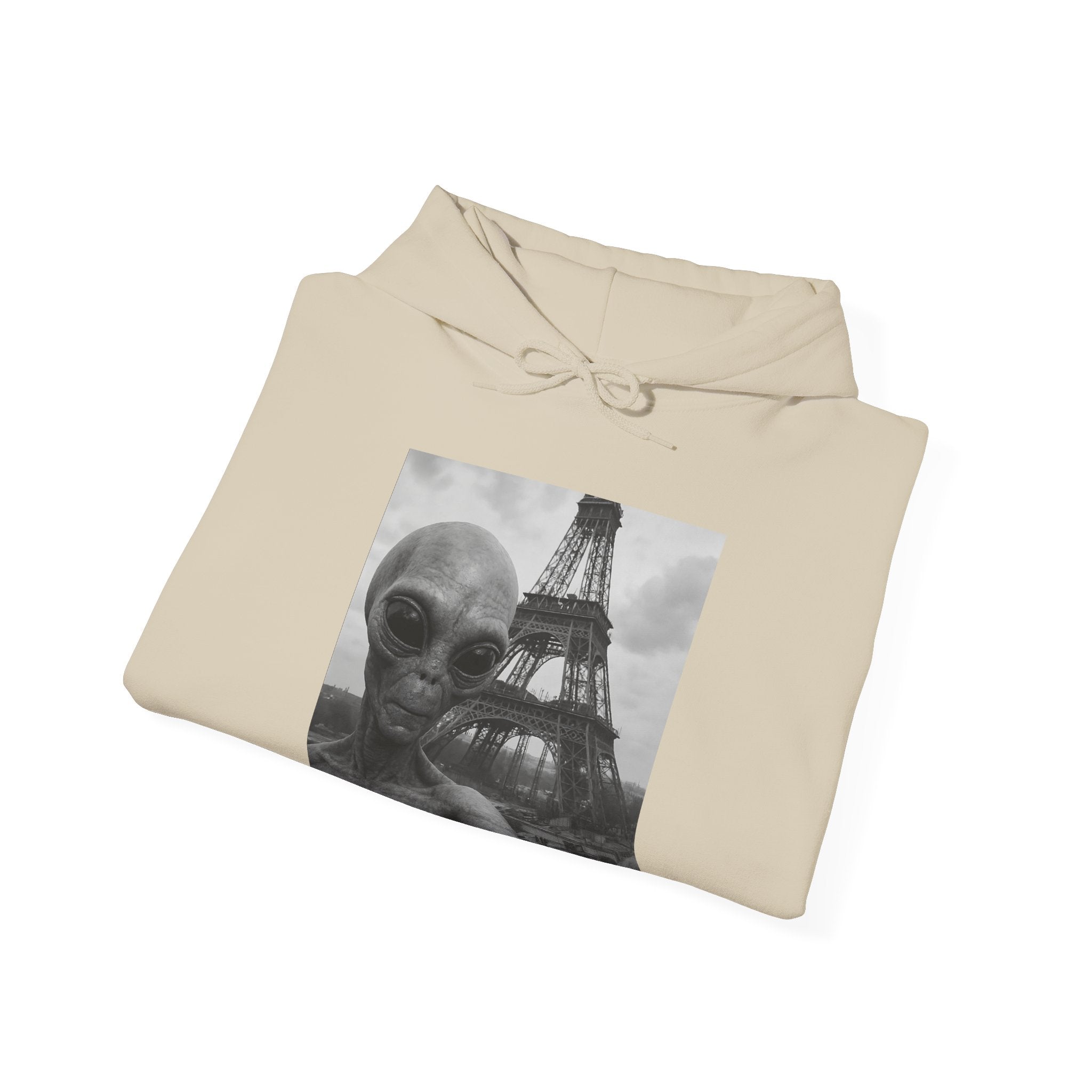 Viringee Alien Paris Hoodie - Unisex Heavy Blend Sweatshirt