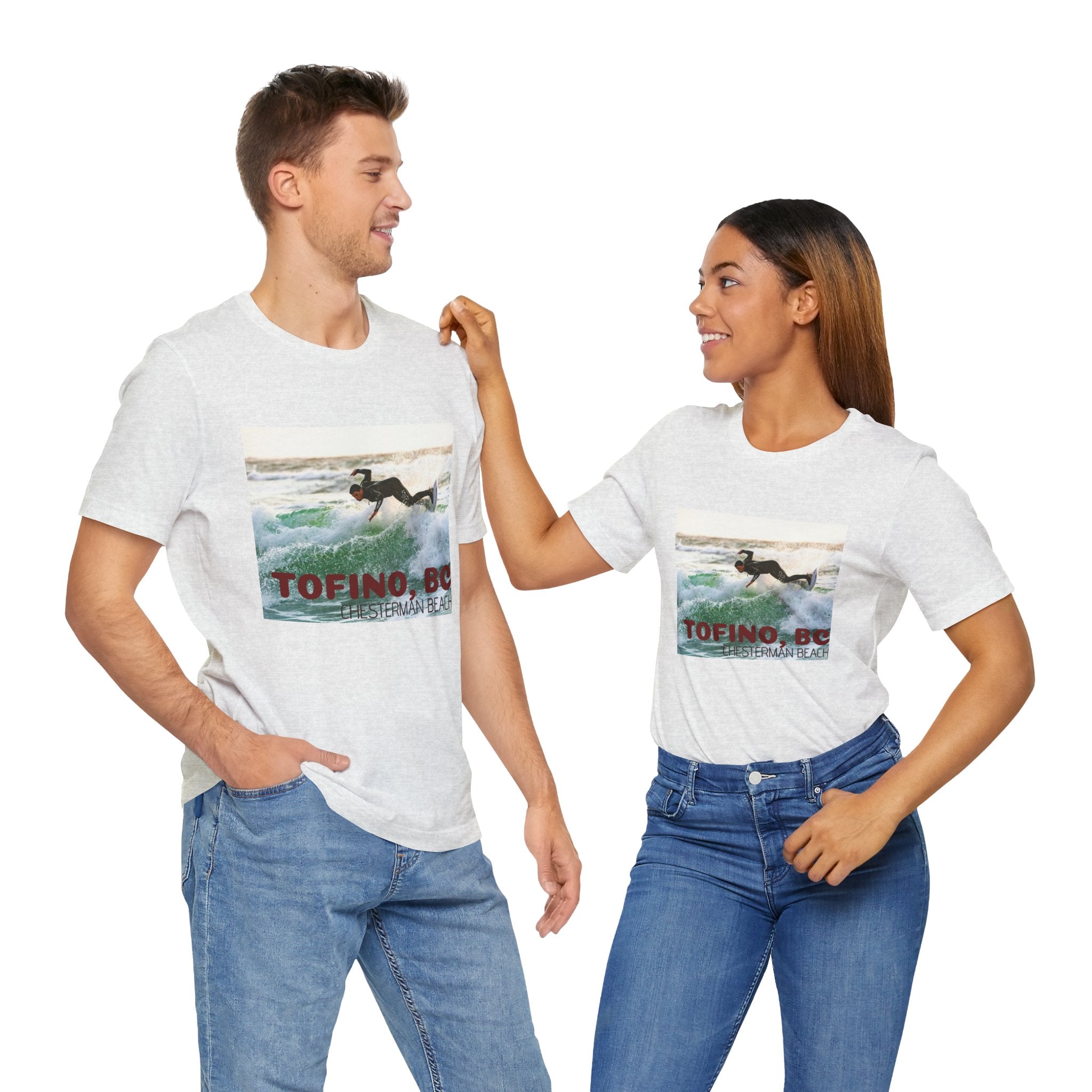 Viringee Tofino Chesterman Beach Surfing Graphic Tee