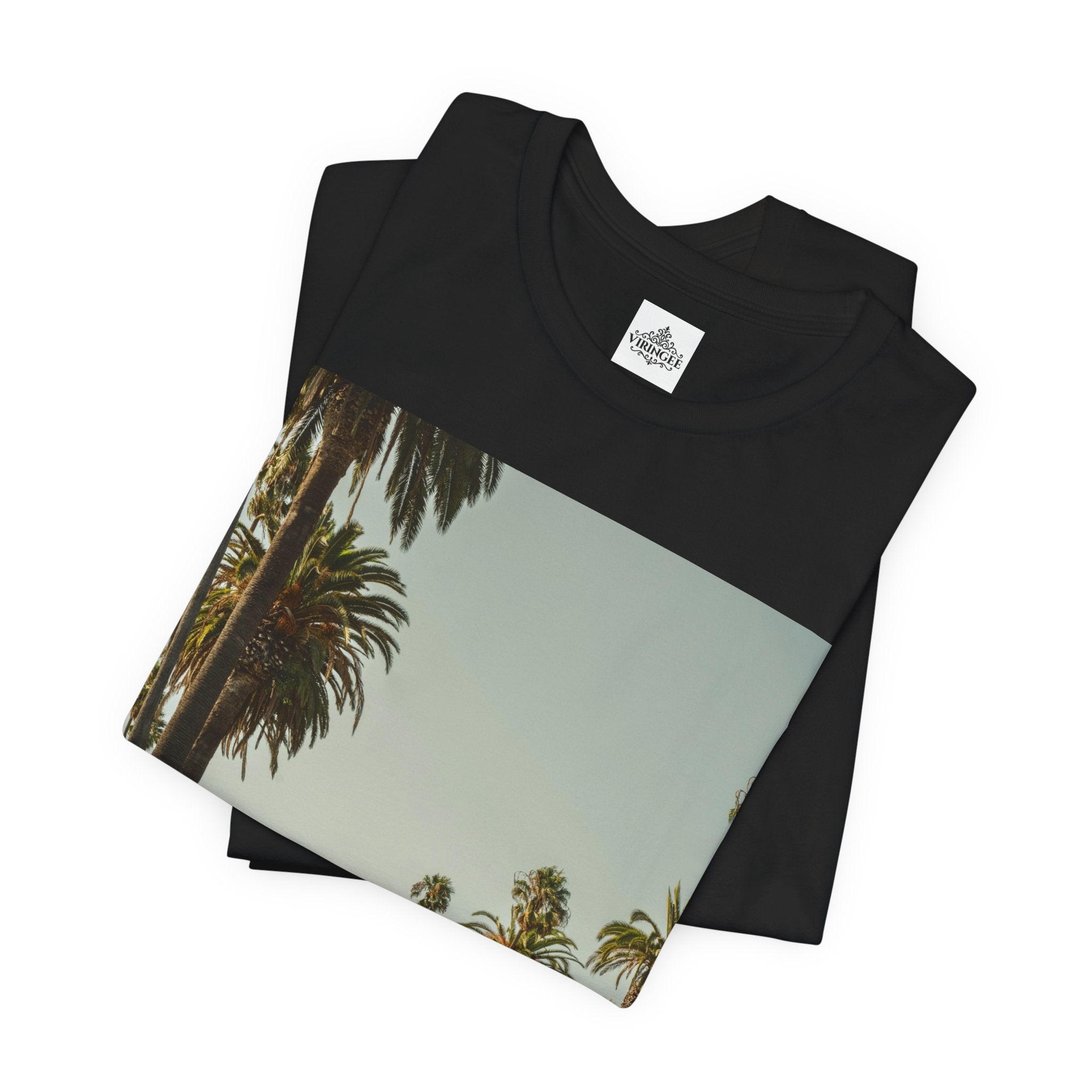 Viringee LA Palm Unisex Trees Graphic T-shirt
