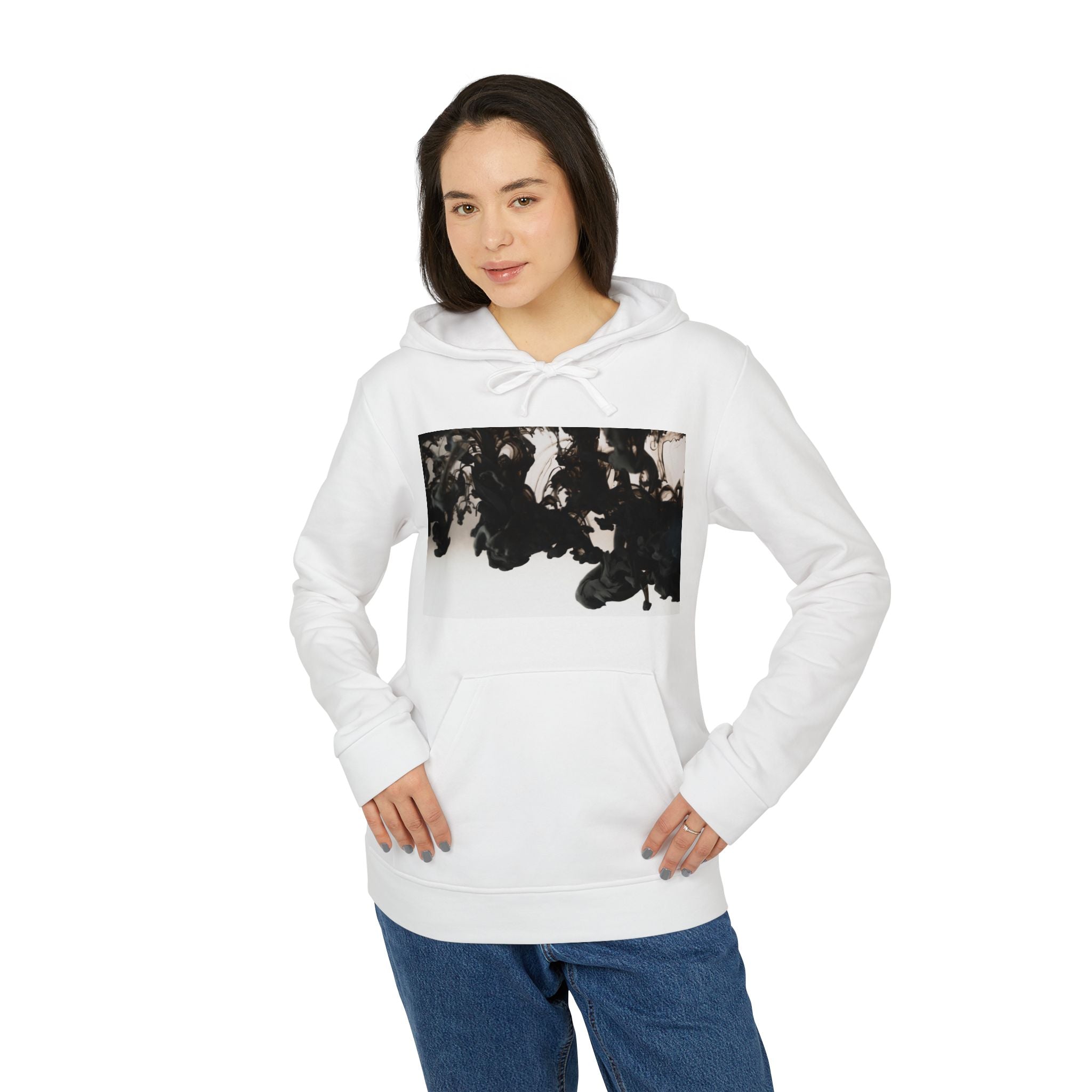 Viringee Unisex Fleece Hoodie with Inkmax design