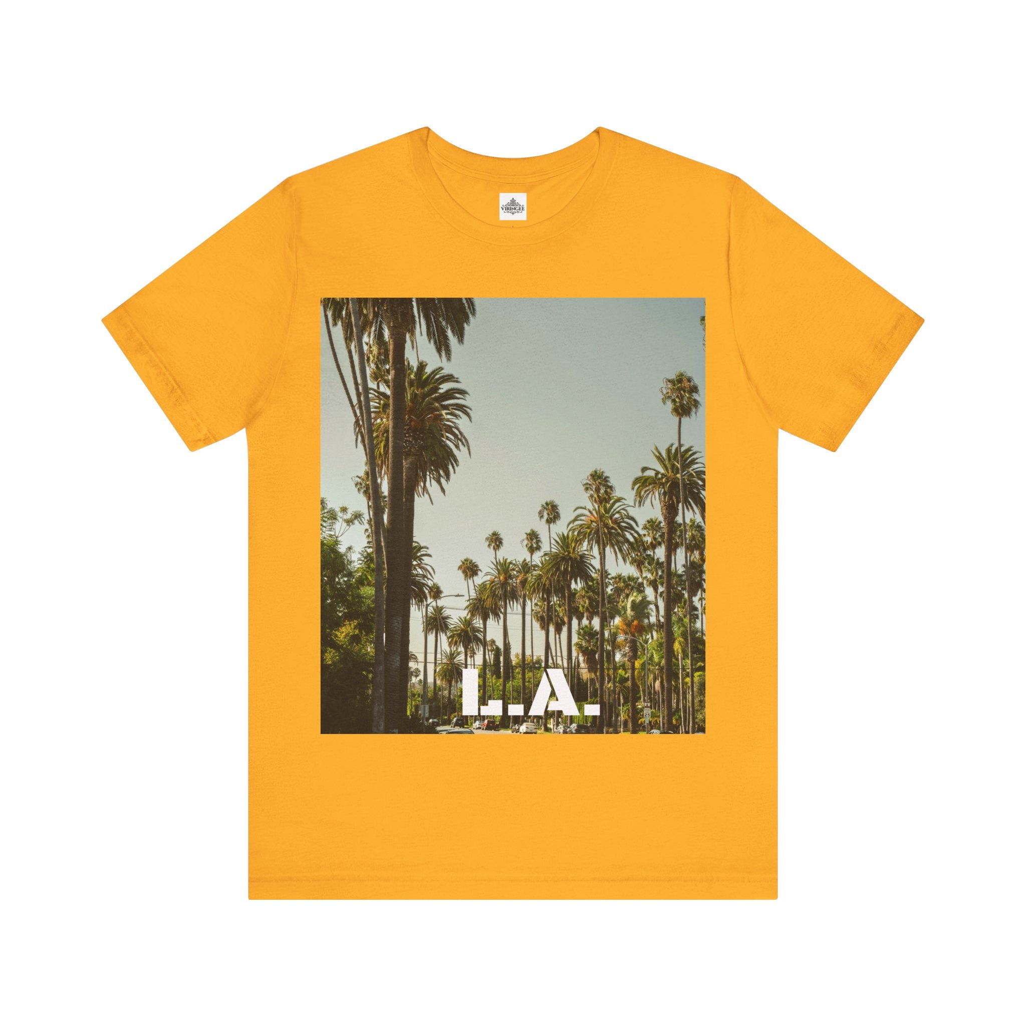 Viringee LA Palm Unisex Trees Graphic T-shirt