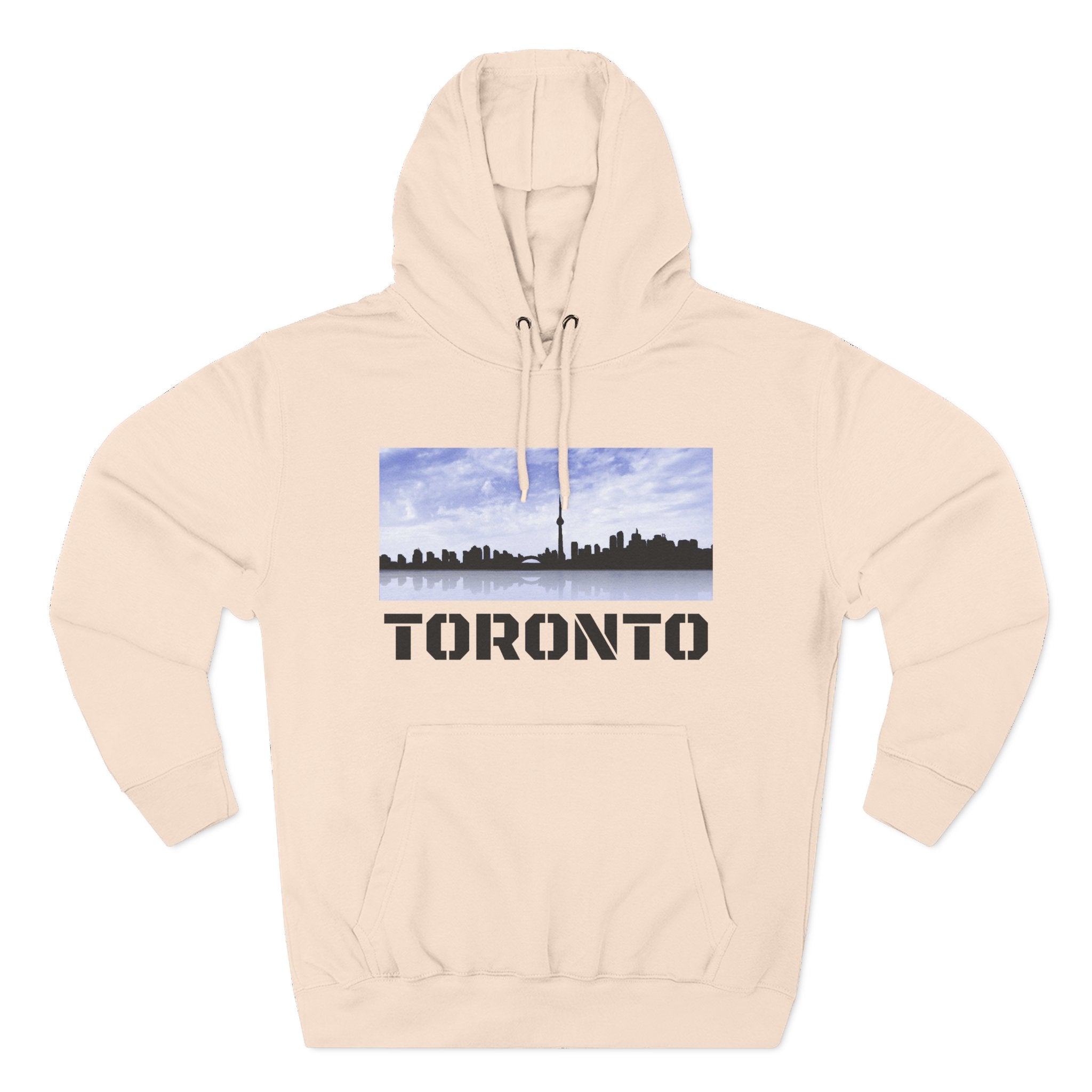 Viringee Toronto Skyline Fleece Hoodie