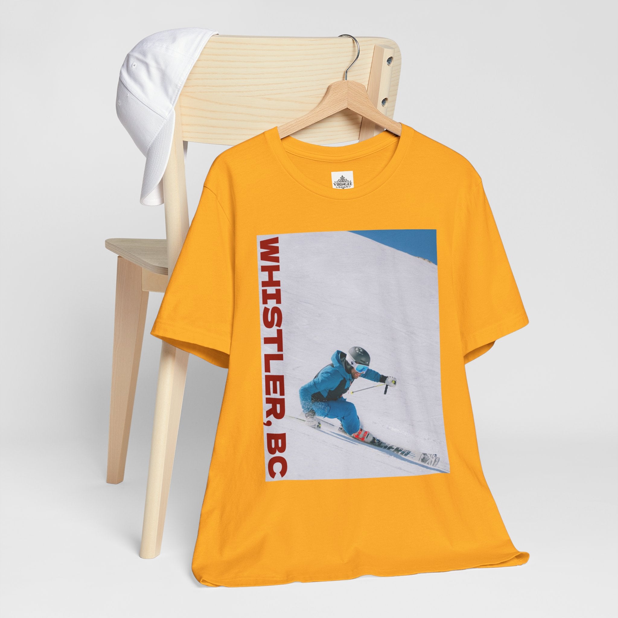 Whistler mountain pride T-shirt, unisex casual wear