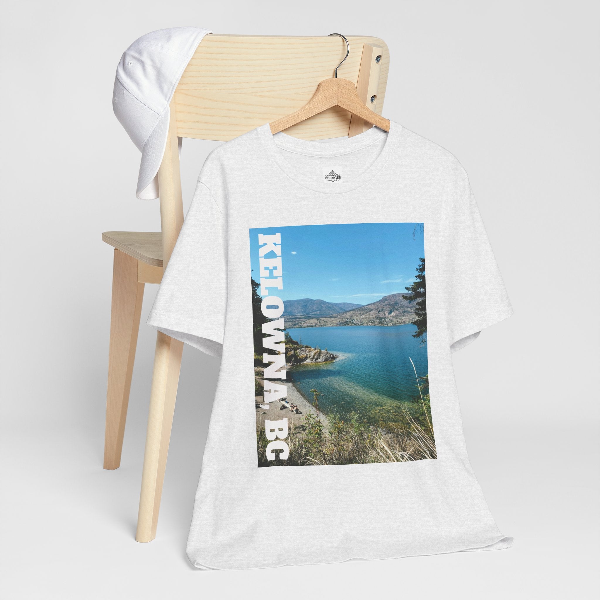 Viringee Kelowna BC scenic T-shirt, unisex short sleeve