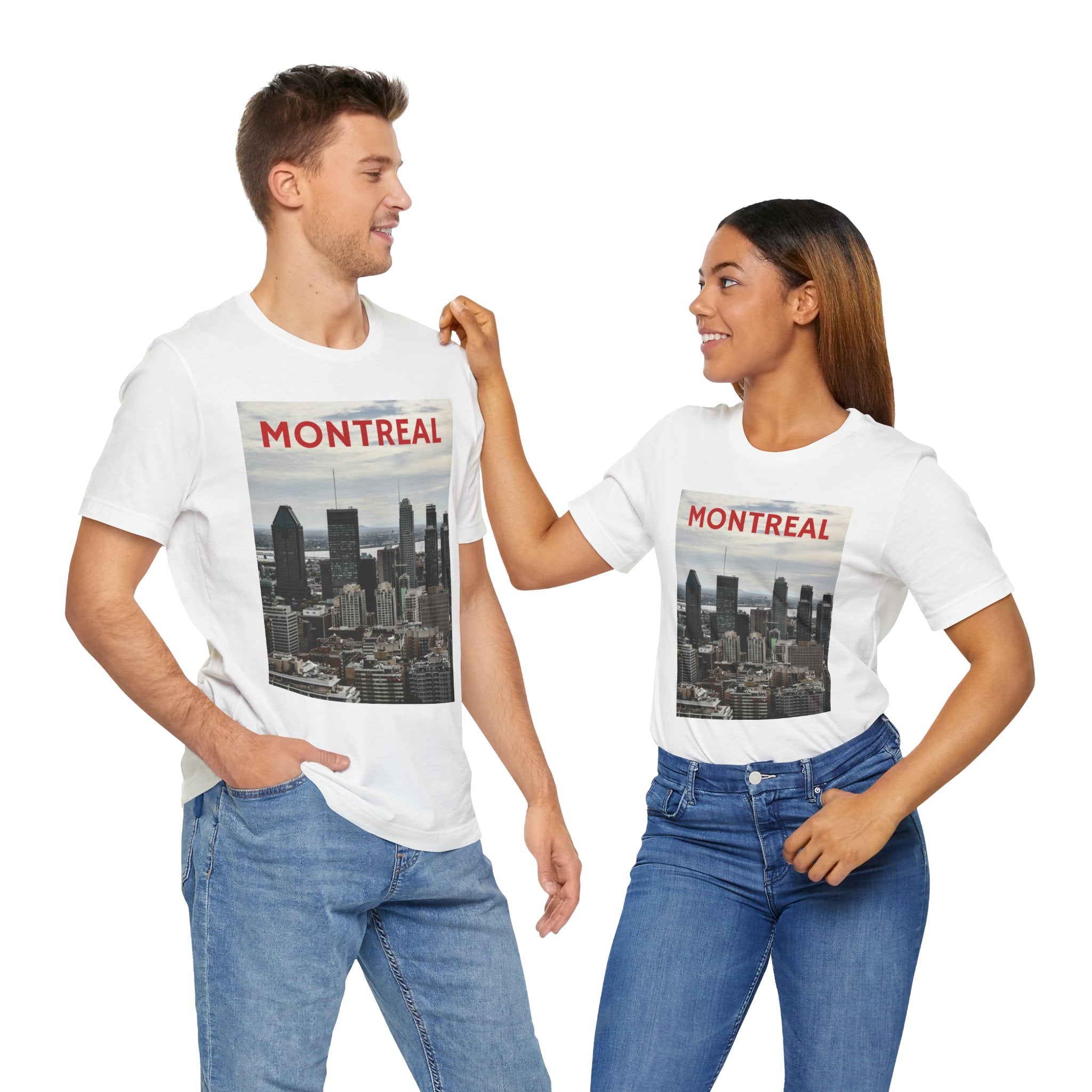 Viringee Montreal Cityscape Unisex Tee / T-shirt Unisexe Viringee – Panorama de Montréal