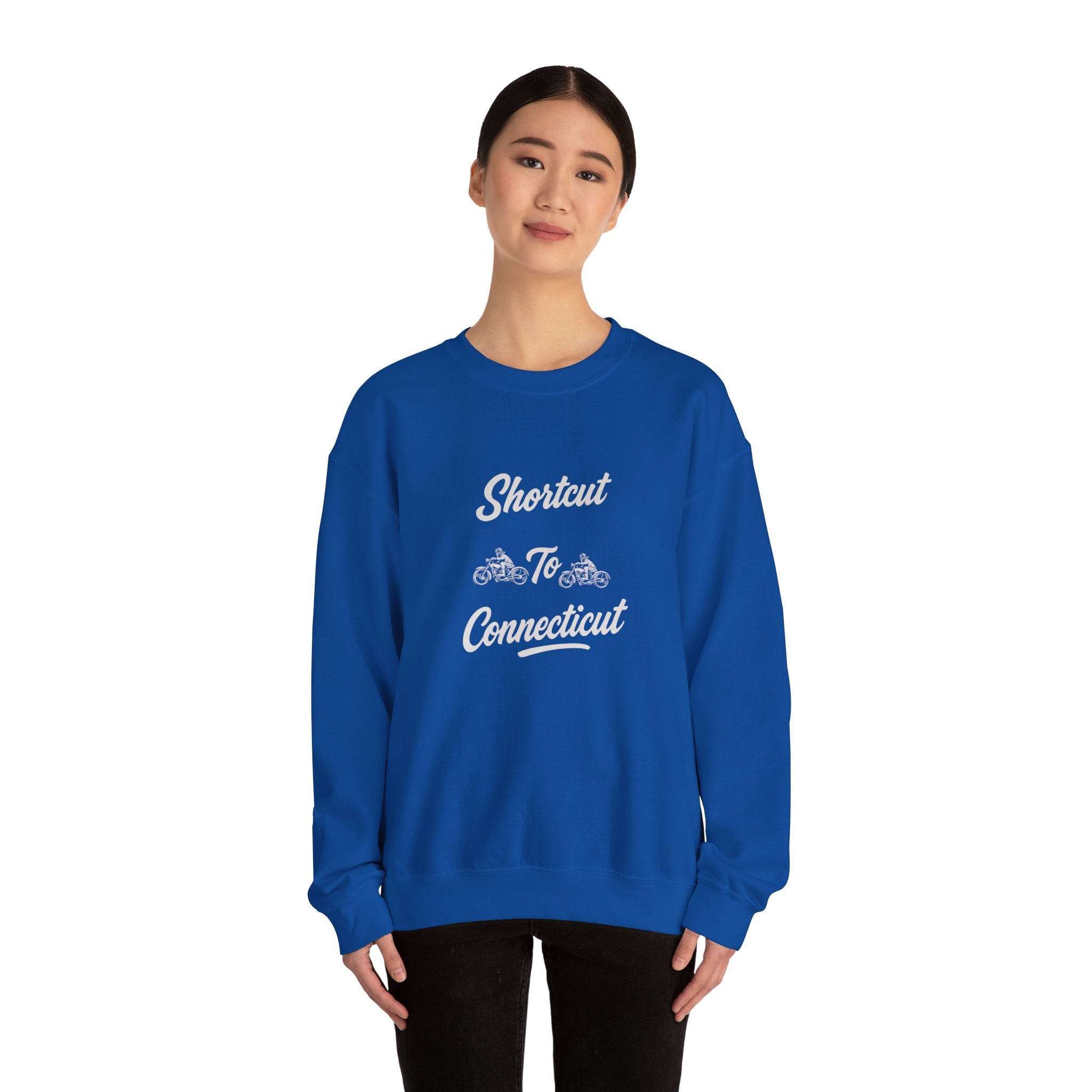 Viringee Shortcut To Connecticut Unisex Crewneck Sweatshirt