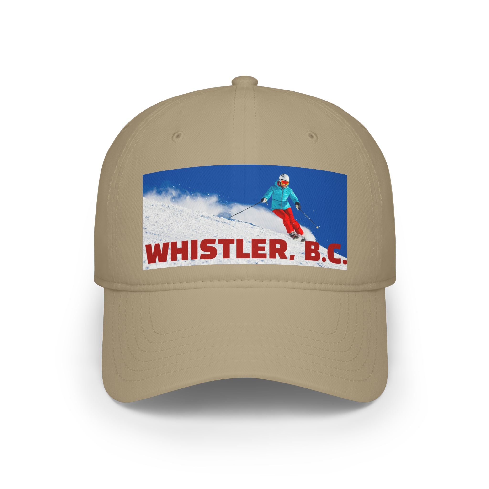 Unisex Whistler ski cap, adjustable baseball style