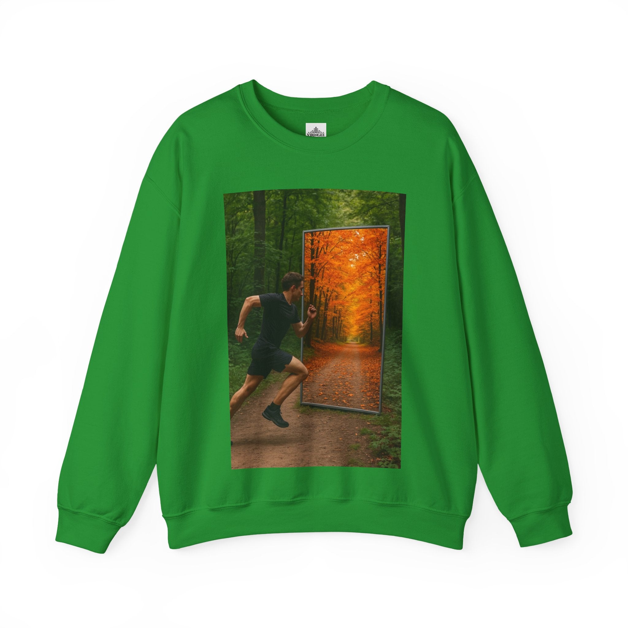 Viringee Fall Door Unisex Heavy Blend™ Crewneck Sweatshirt