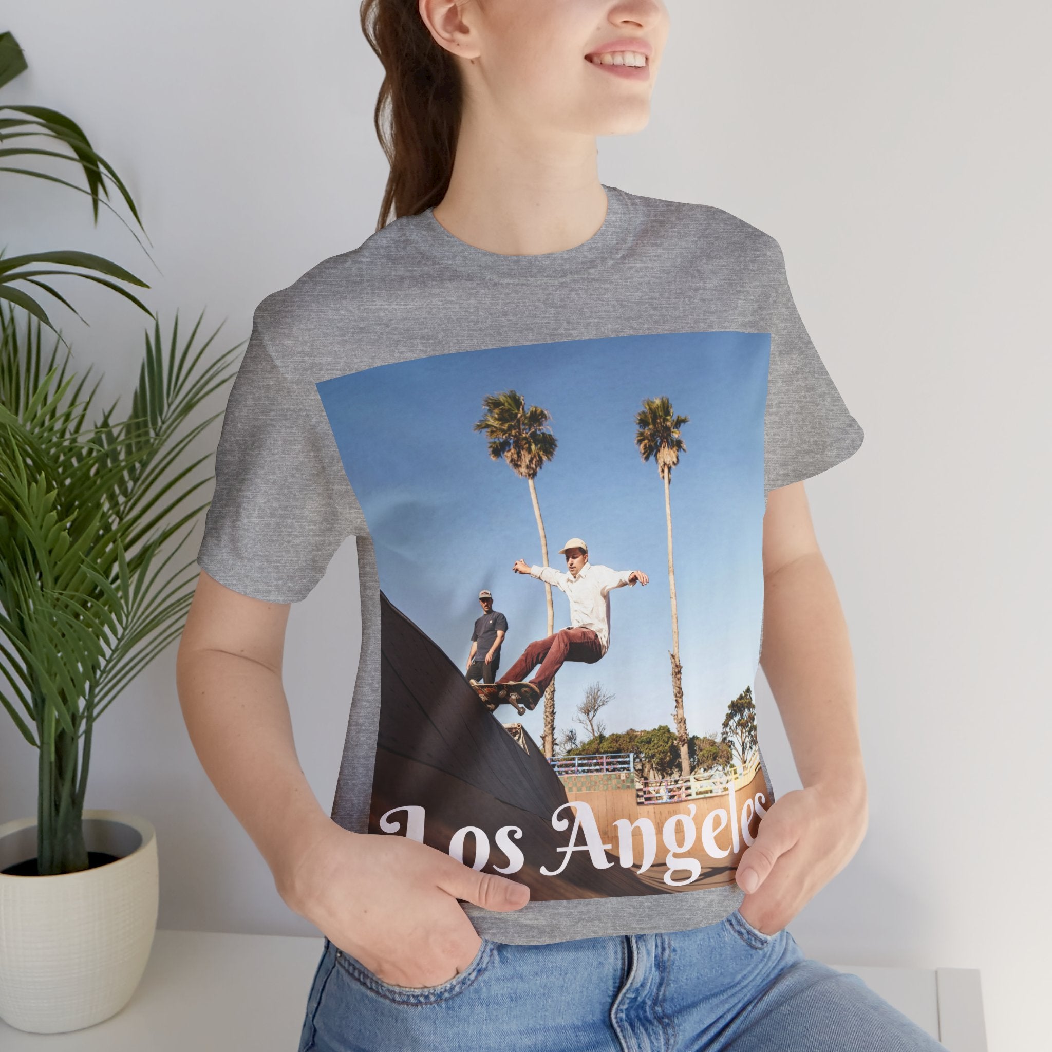 Viringee Los Angeles Skate Vibe Unisex Premium T-Shirt