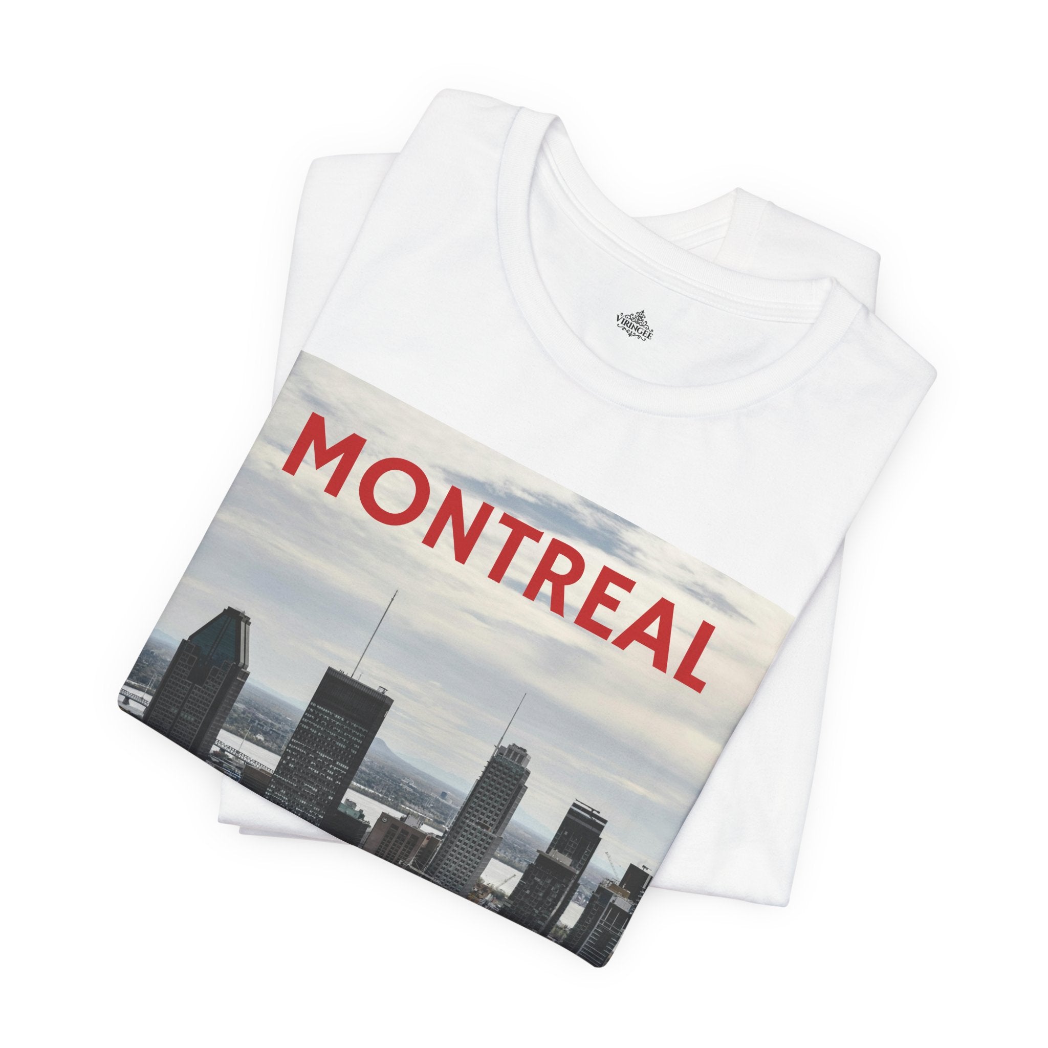 Viringee Montreal Cityscape Unisex Tee / T-shirt Unisexe Viringee – Panorama de Montréal