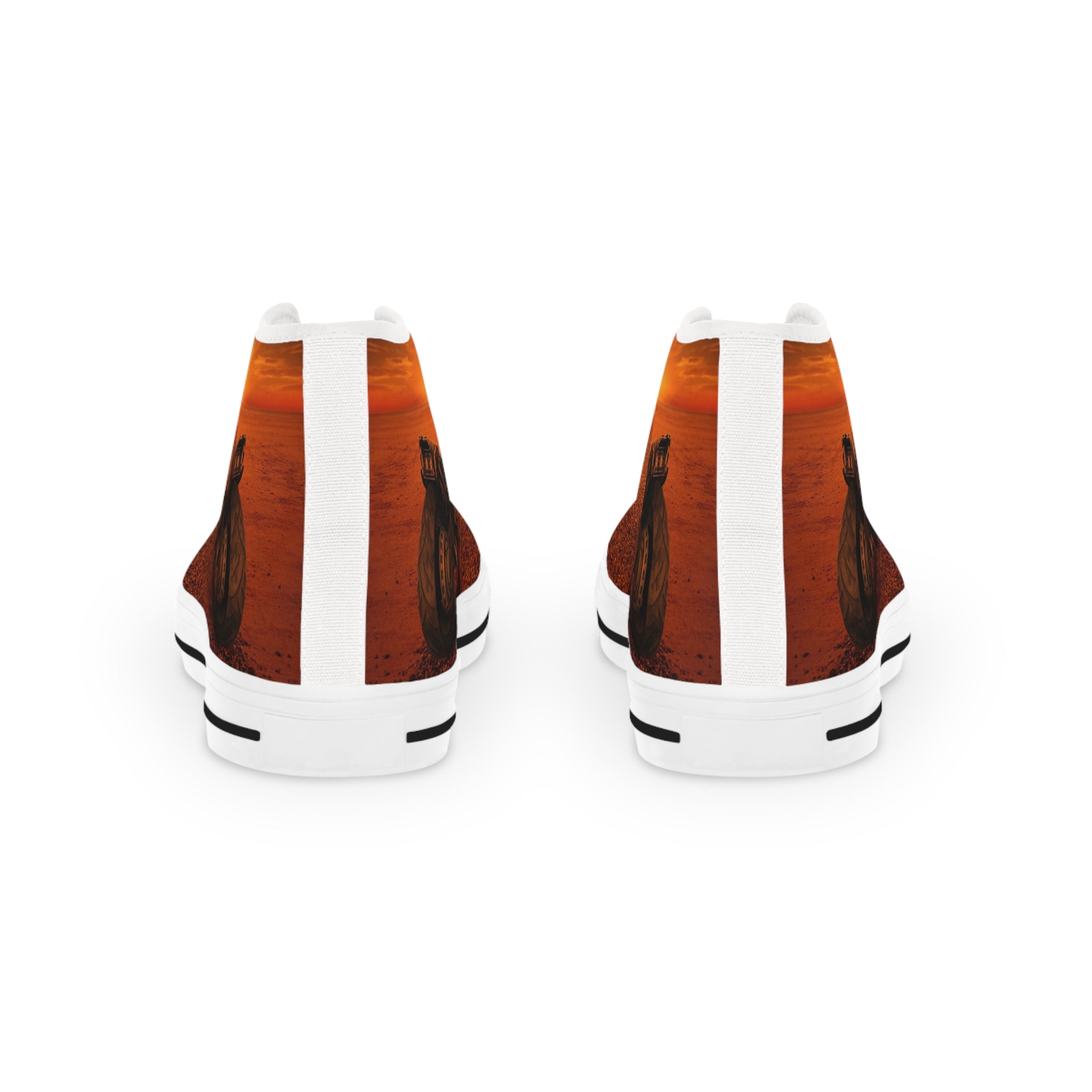 Viringee Sunset Scene Men's High Top Sneakers