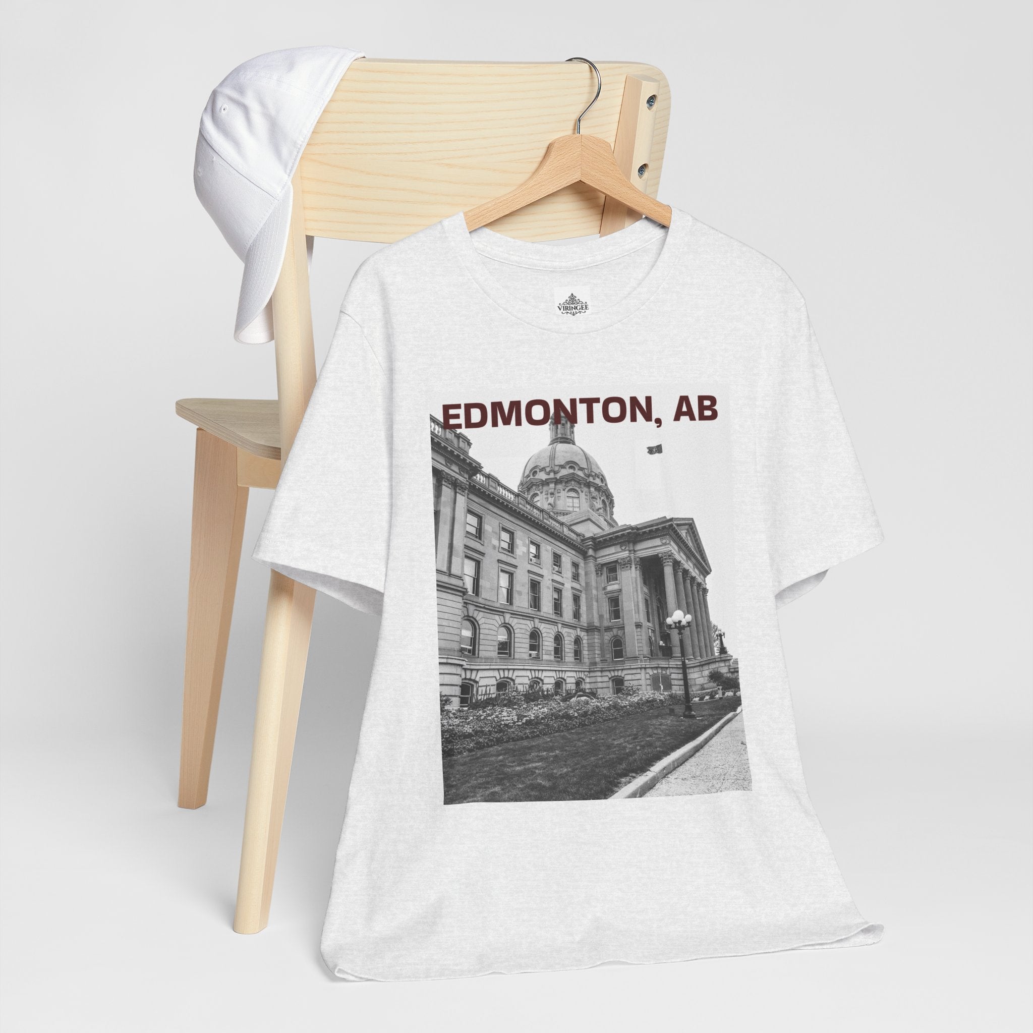 Unisex Edmonton city lovers T-shirt by Viringee