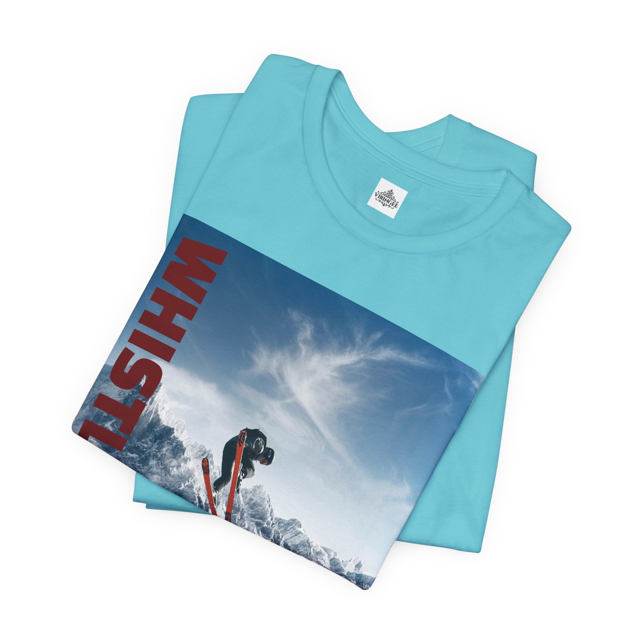 Viringee Whistler BC Snowboarder Short Sleeve Tee