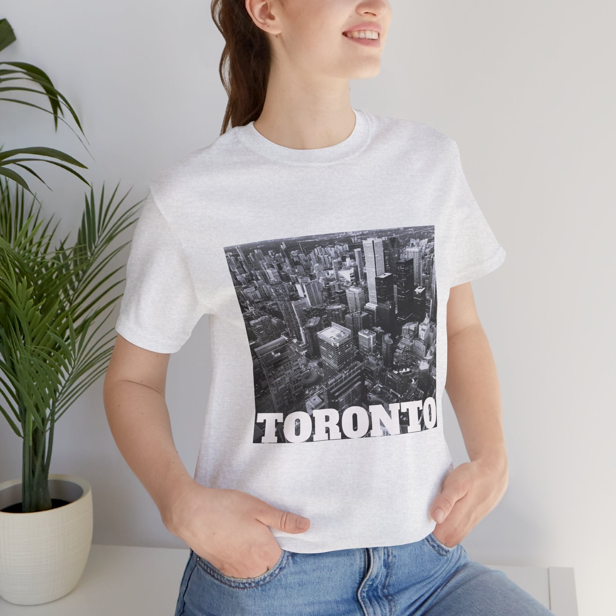 Viringee Downtown Toronto Skyline Unisex T-shirt