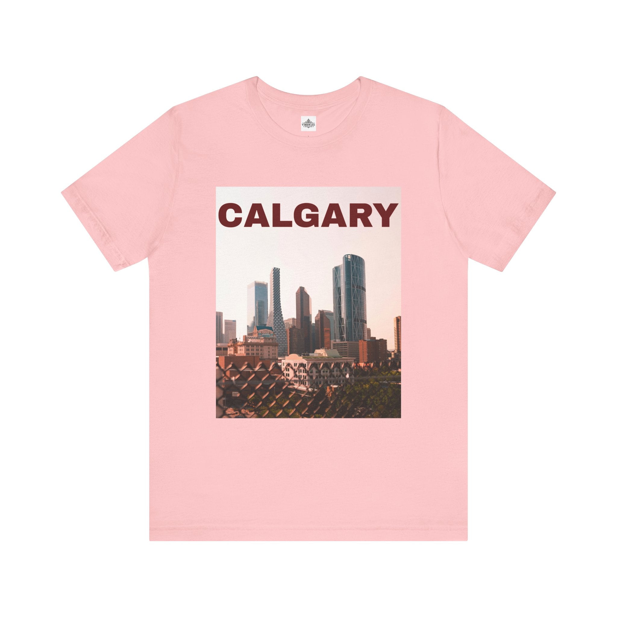 Unisex Calgary skyline T-shirt with bold city design