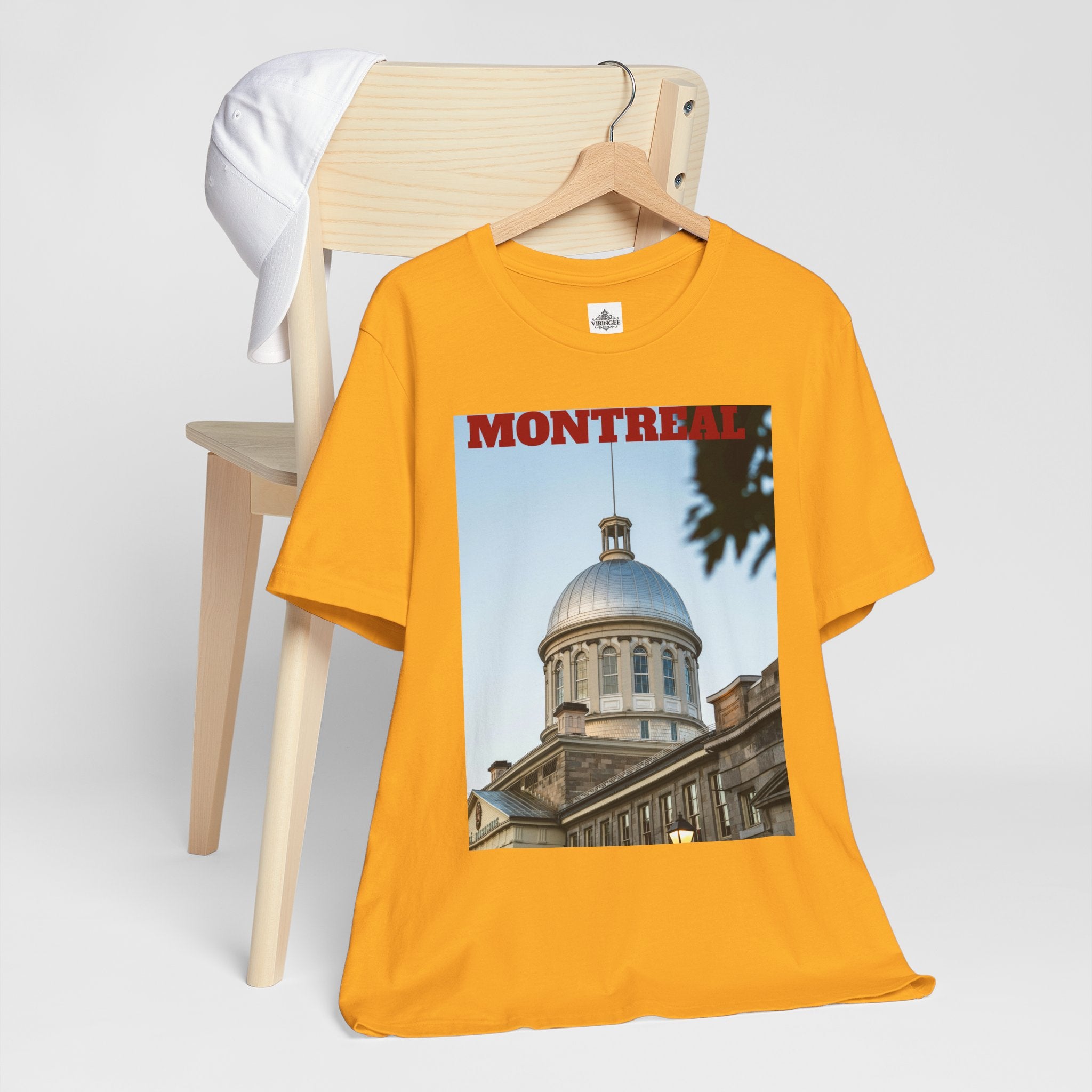 Unisex Old Montreal vintage T-shirt with city graphic