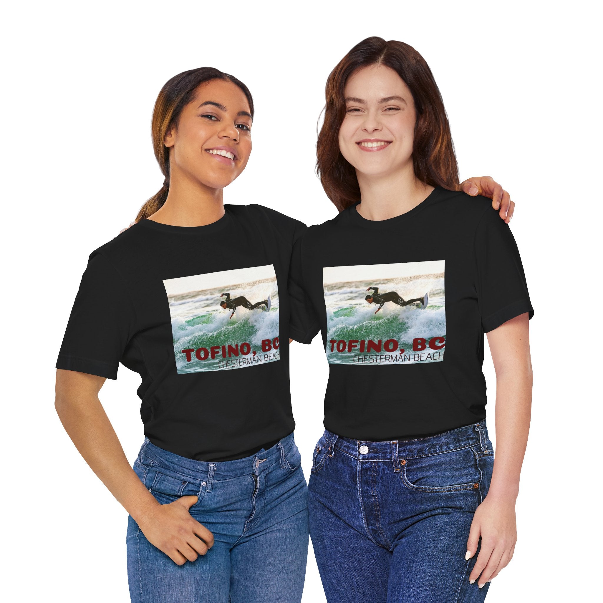 Viringee Tofino Chesterman Beach Surfing Graphic Tee