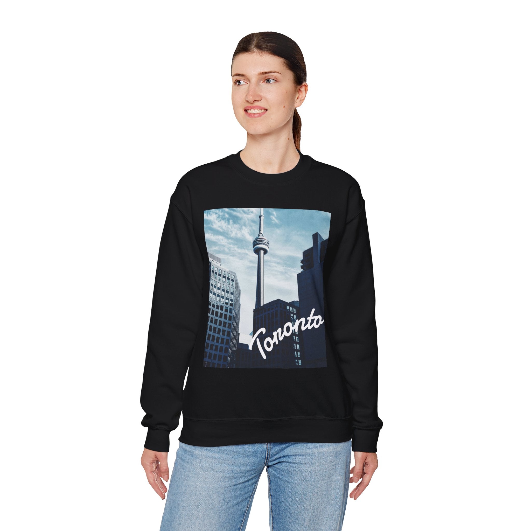 Viringee Toronto CN Tower Unisex Crewneck Sweatshirt