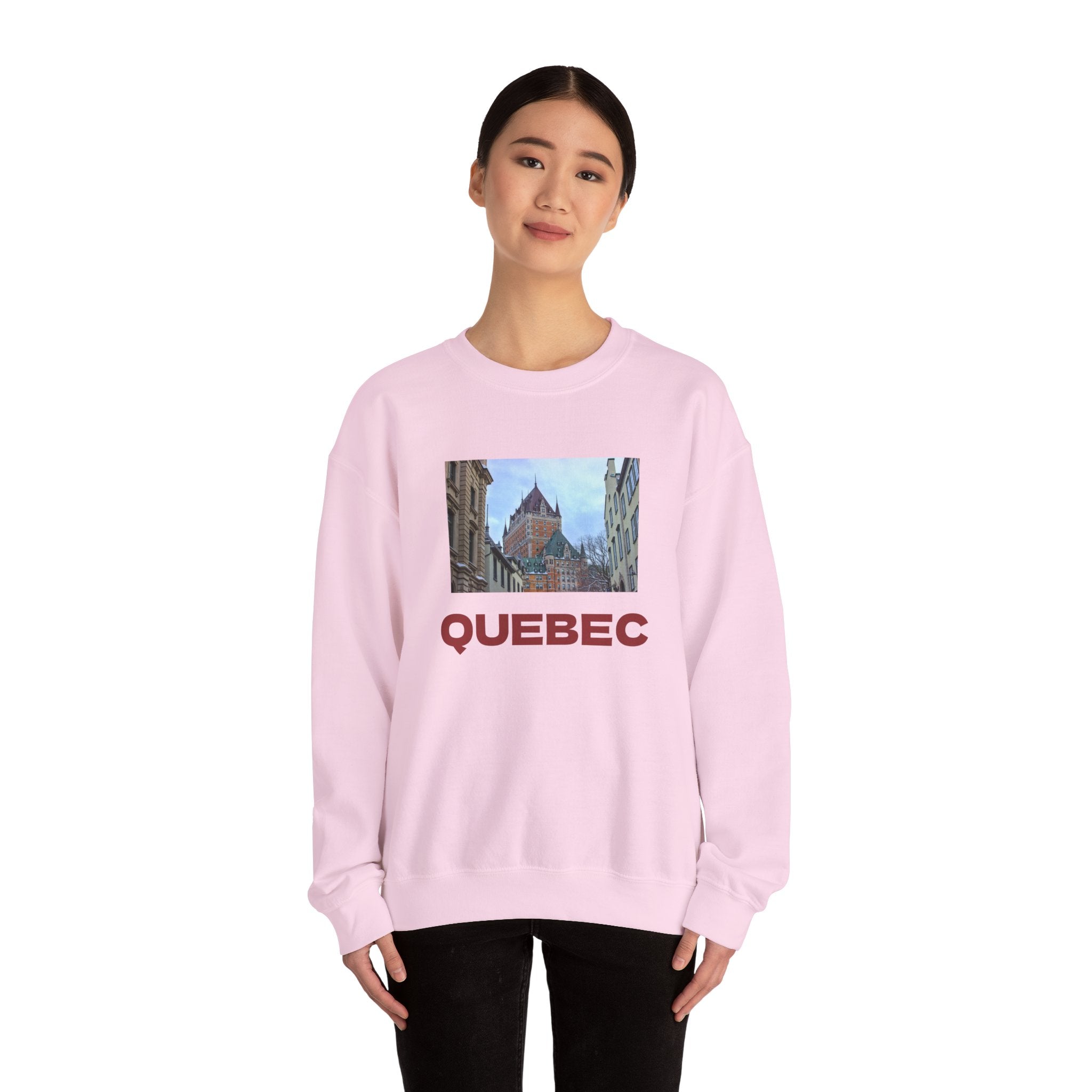 Viringee Quebec Vintage Crewneck Unisex Sweatshirt