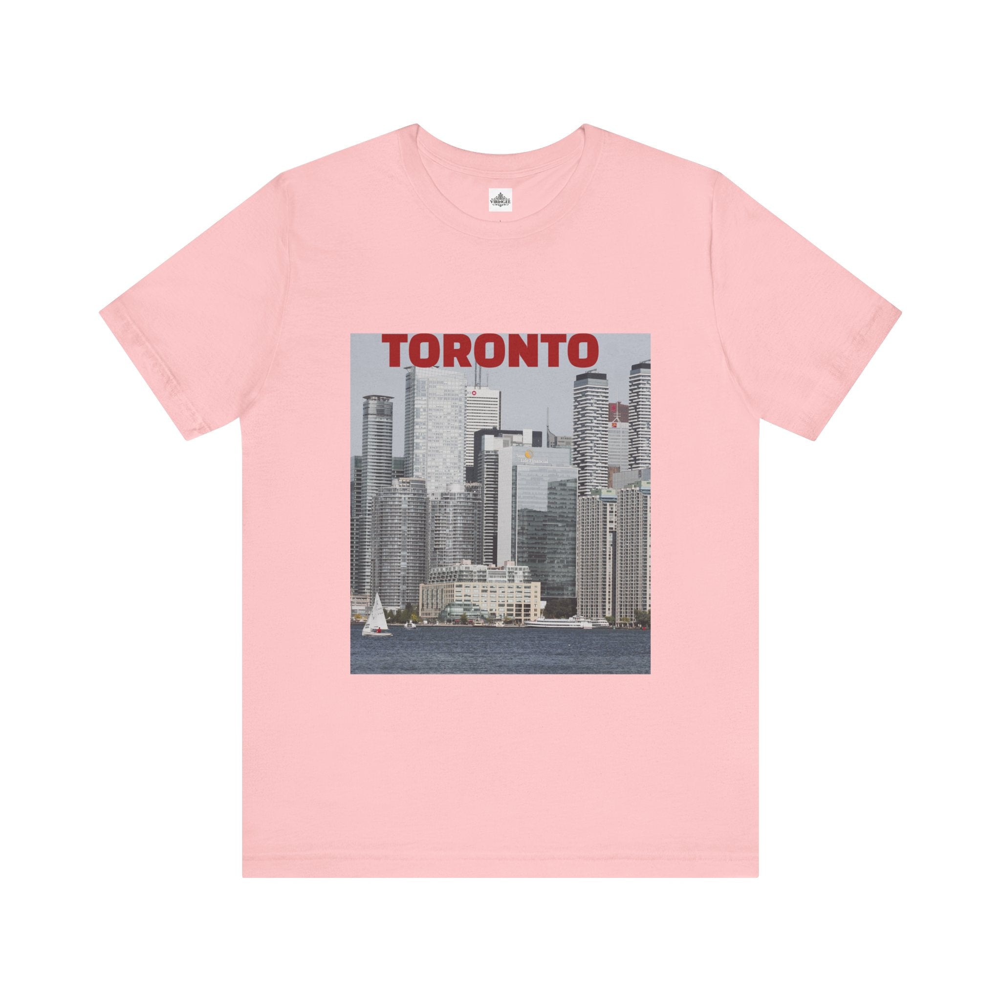 Unisex Toronto Harbor T-shirt inspired by city skyline