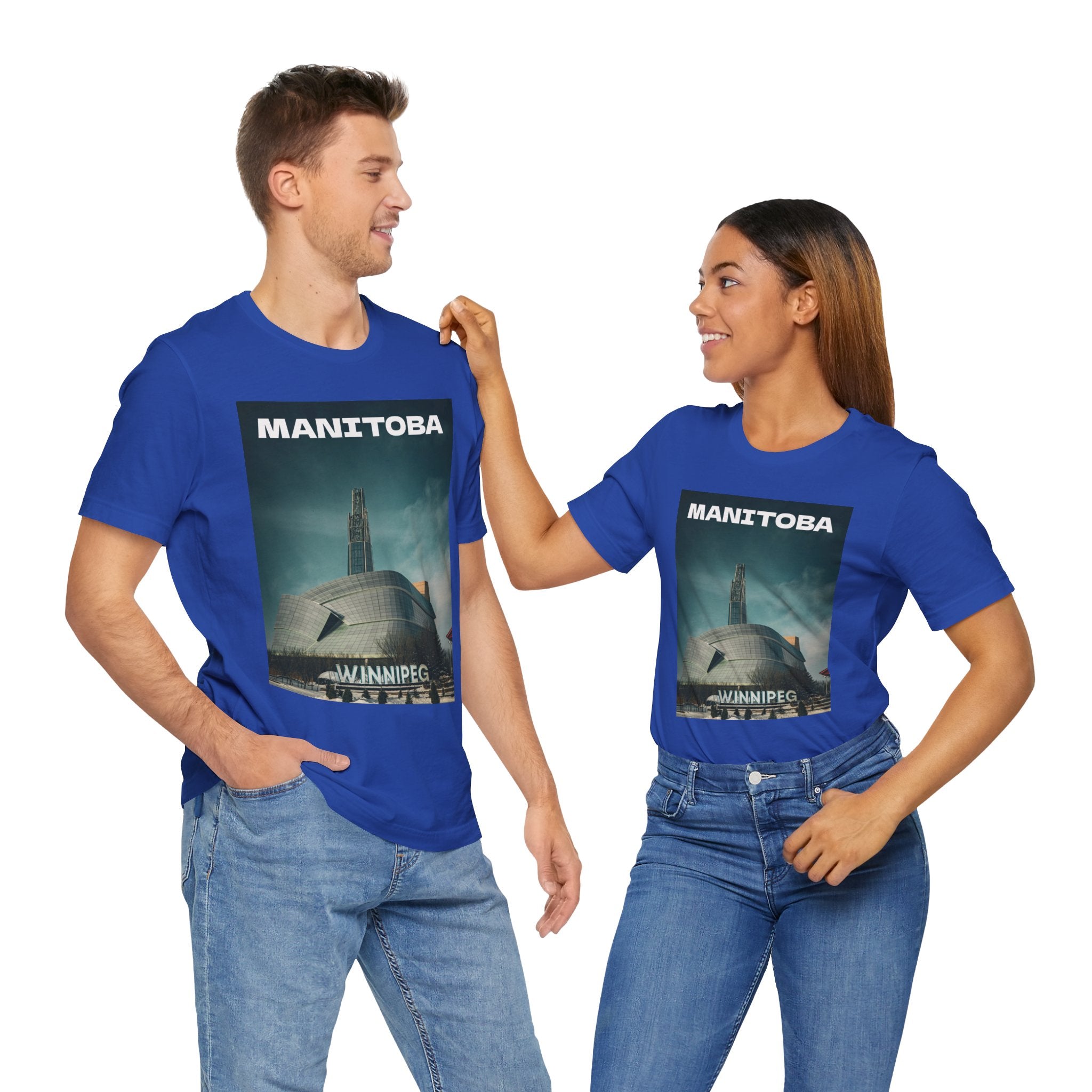 Vintage Manitoba Cityscape Graphic Tee