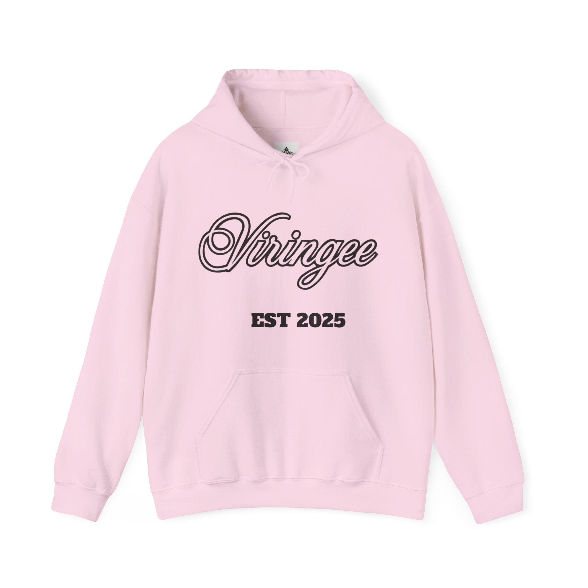 Viringee Analog Back Script Hoodie