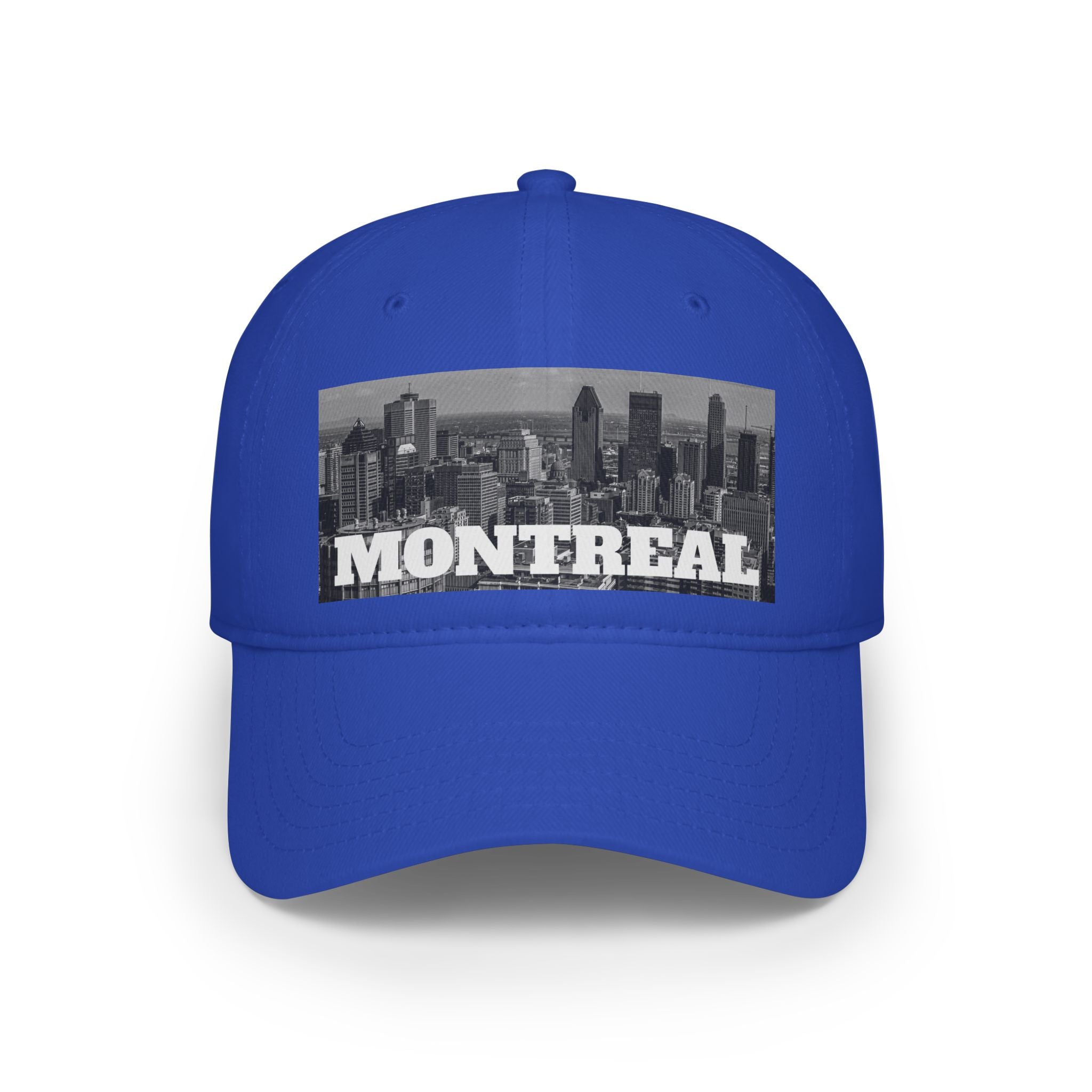 Adjustable Montreal low profile cap with printed graphic