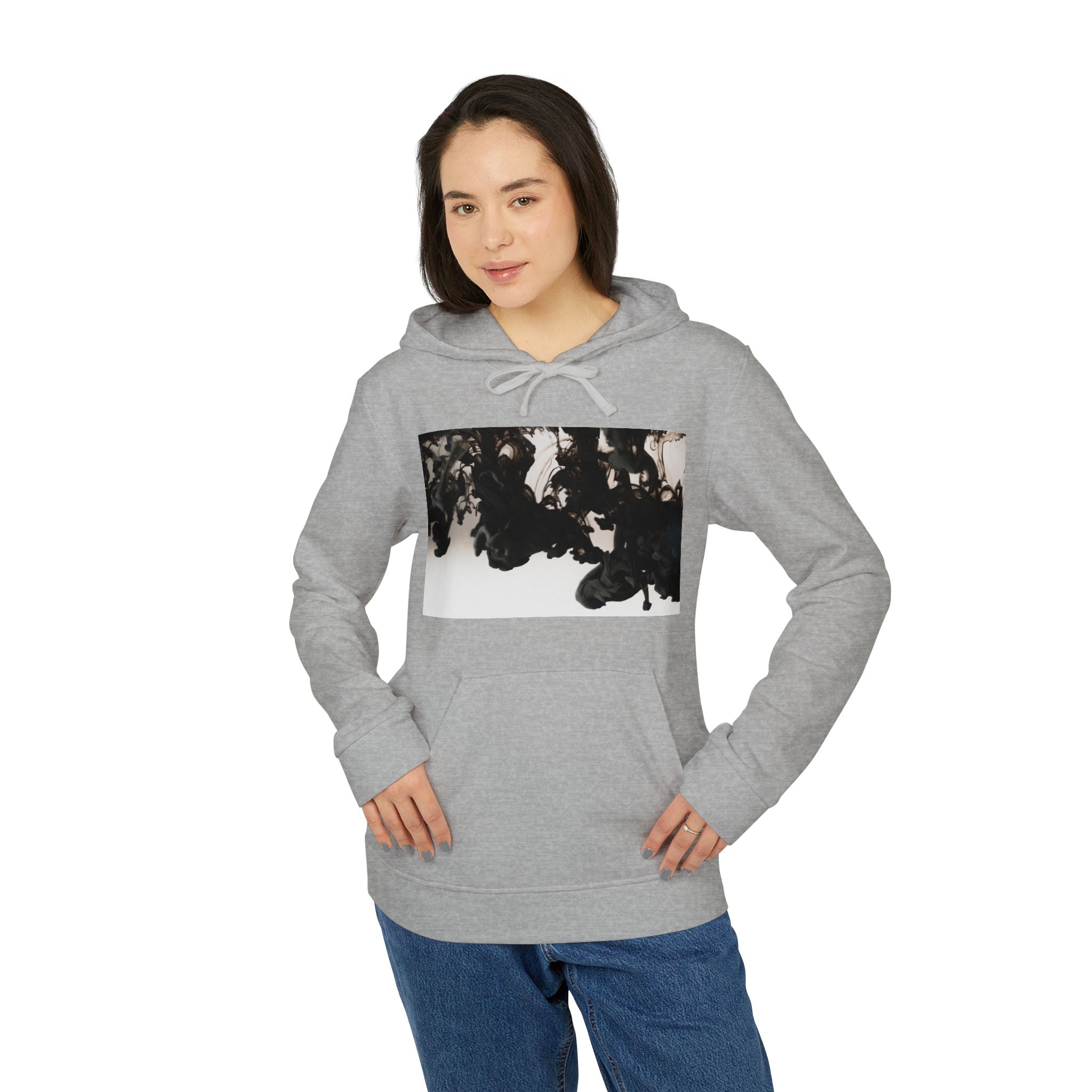 Viringee Unisex Fleece Hoodie with Inkmax design