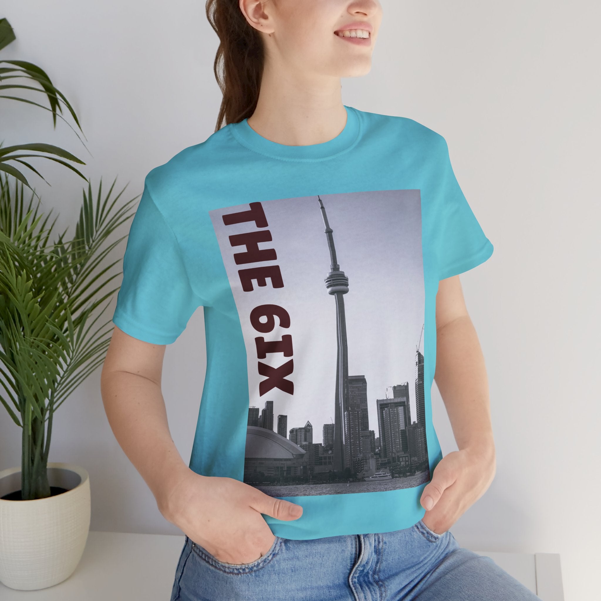 Viringee The Six Toronto Skyline Unisex Graphic T-shirt