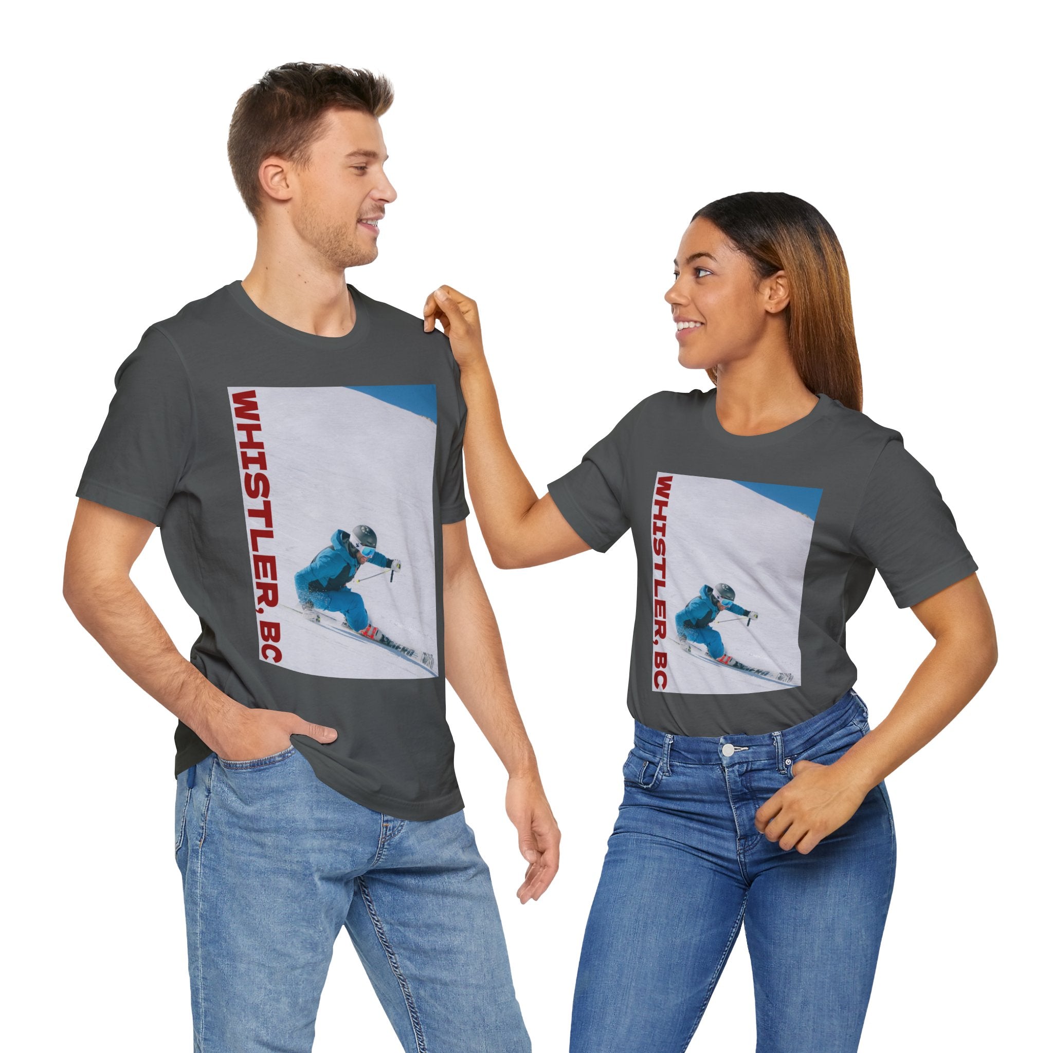 Whistler mountain pride T-shirt, unisex casual wear