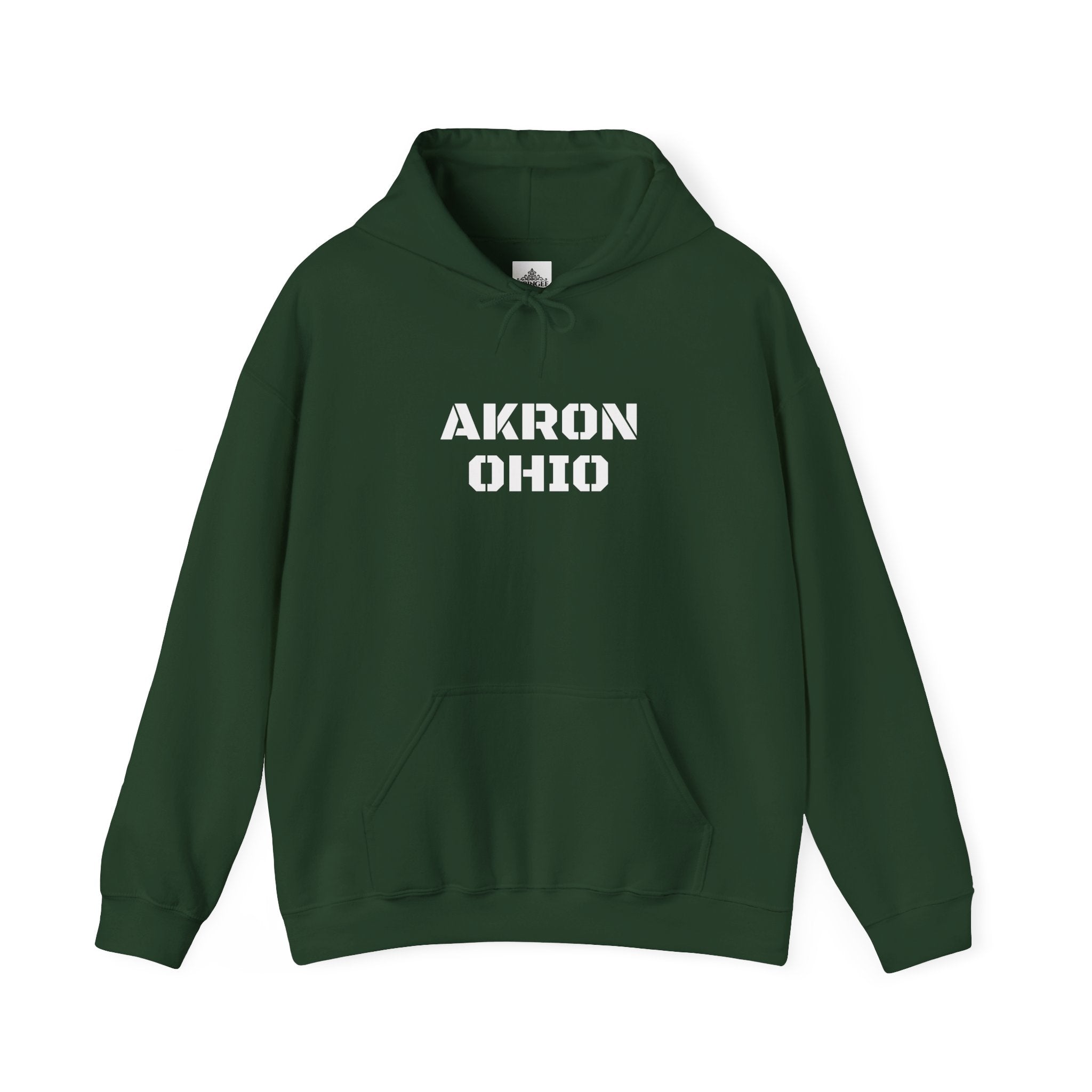 Viringee Akron Ohio Unisex Heavy Blend Hooded Sweatshirt