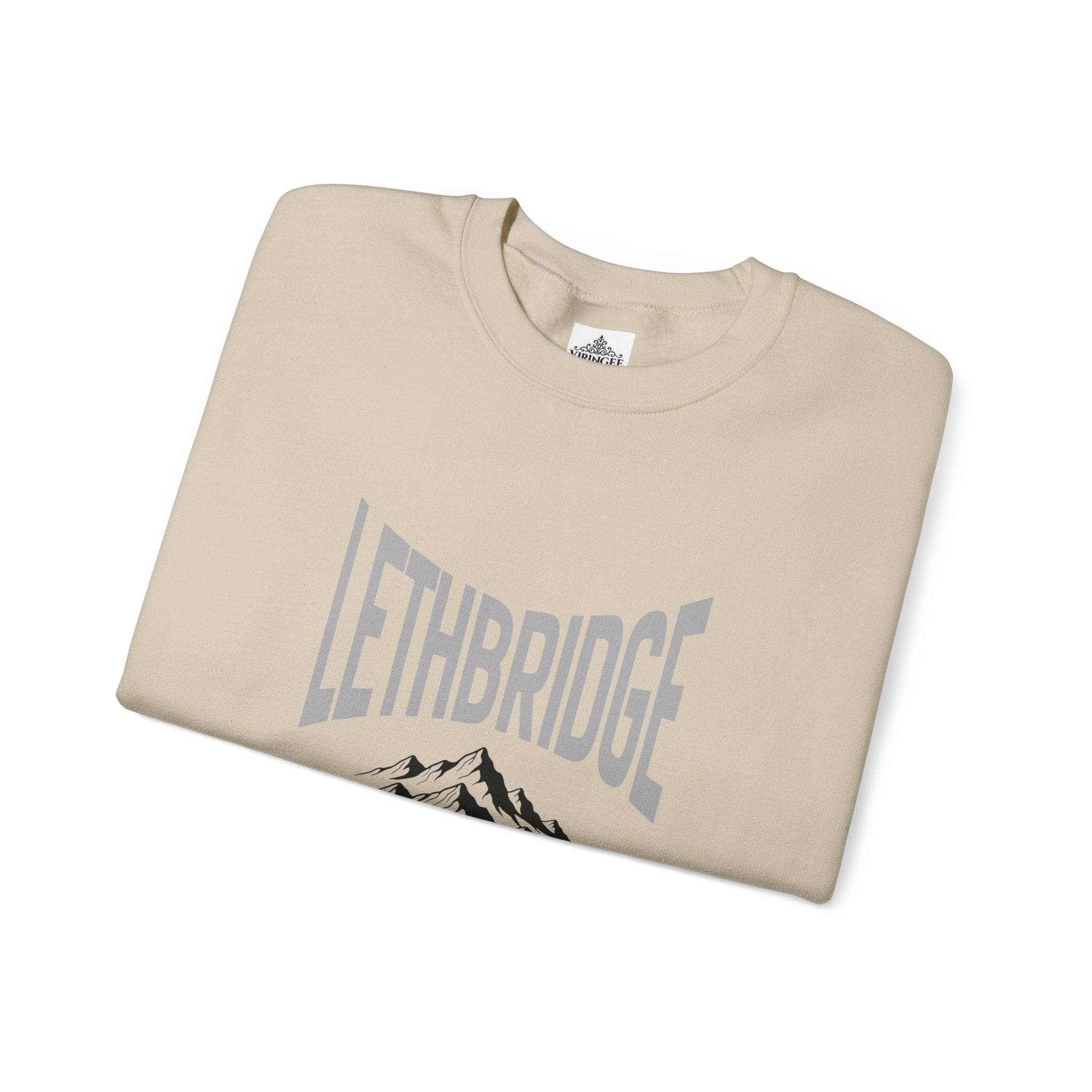 Viringee Lethbridge Alberta Mountain Crewneck Sweatshirt
