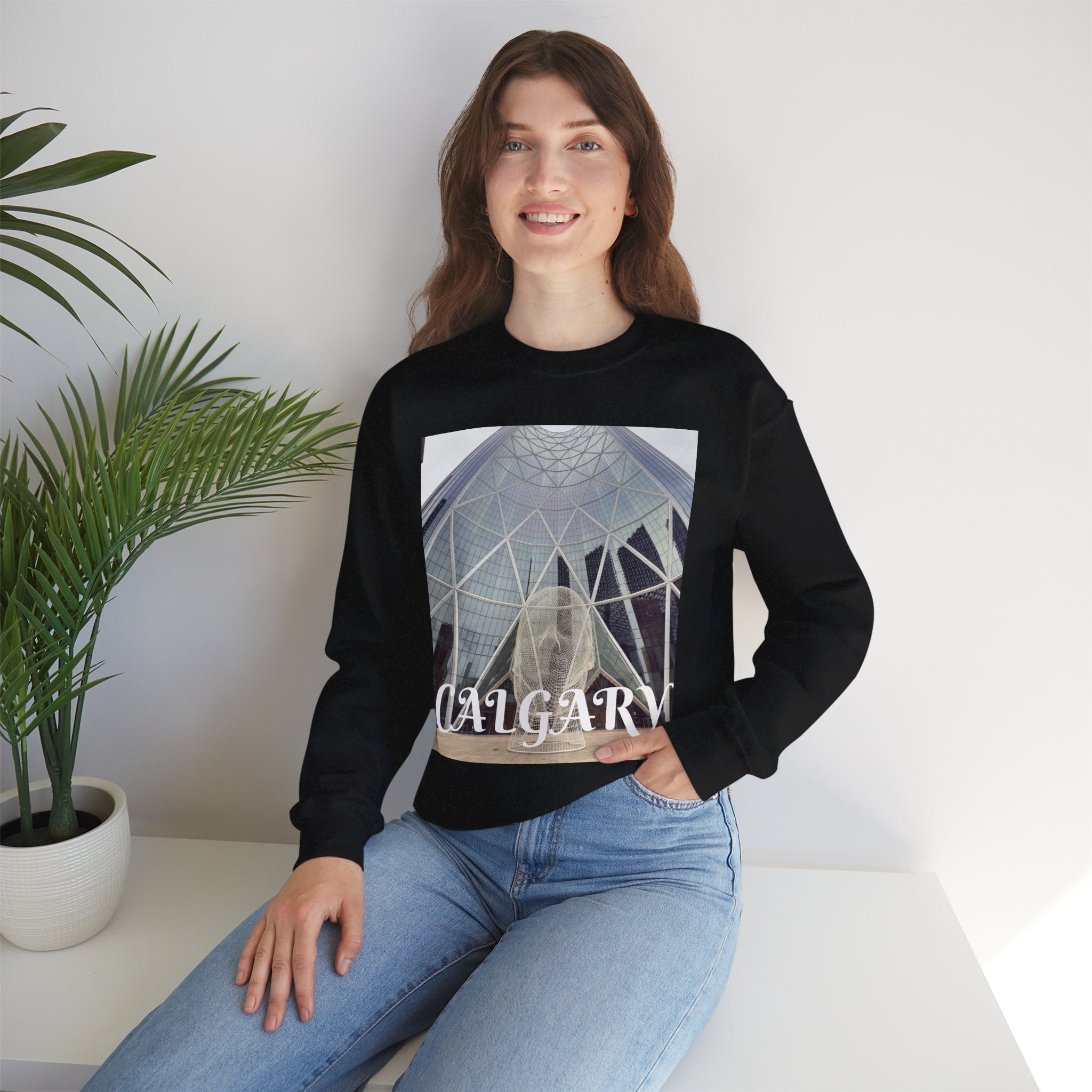 Viringee Calgary Graphic Crewneck Sweatshirt