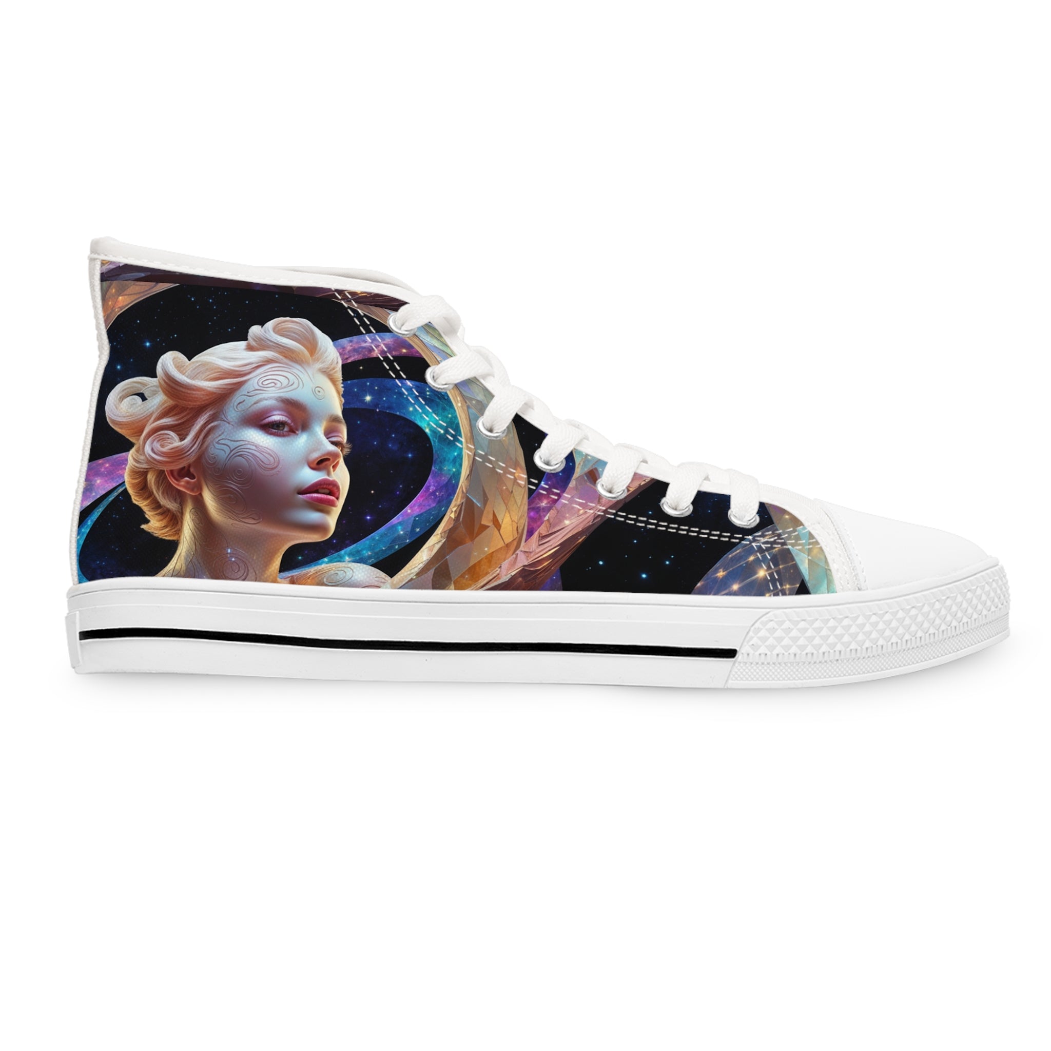 Viringee Galactic Dream Women's High Top Sneakers