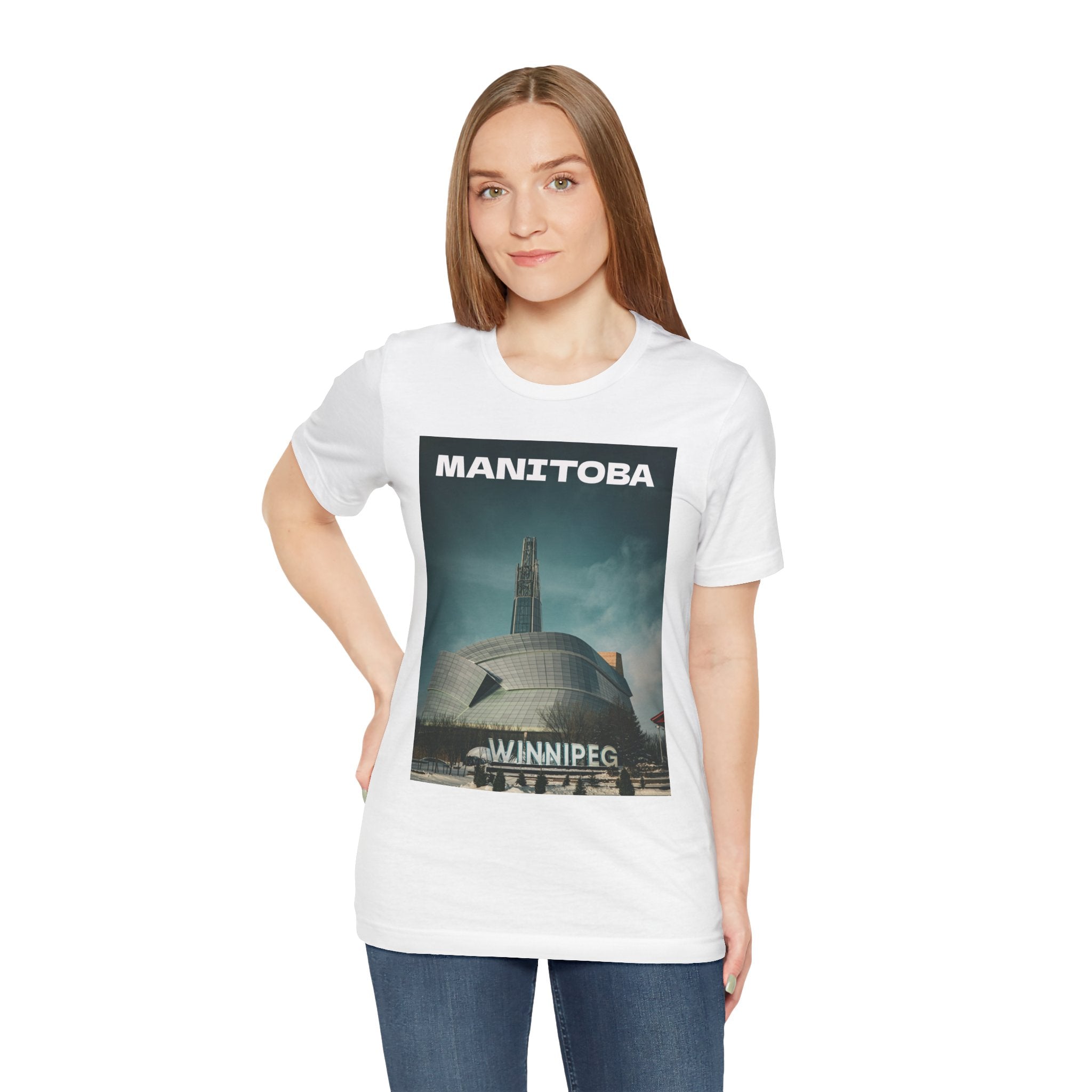 Vintage Manitoba Cityscape Graphic Tee