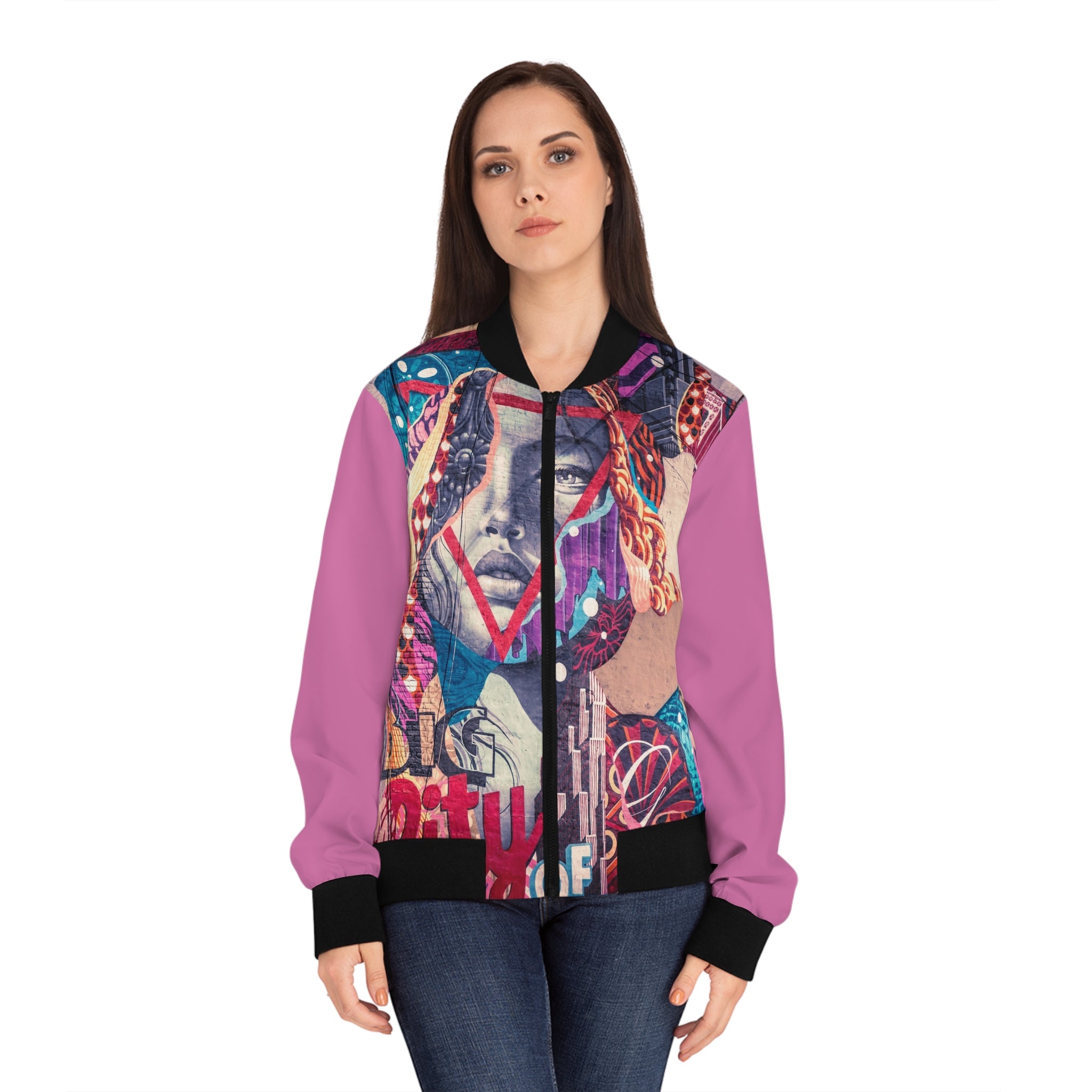 Viringee Colorful Women's Bomber Jacket