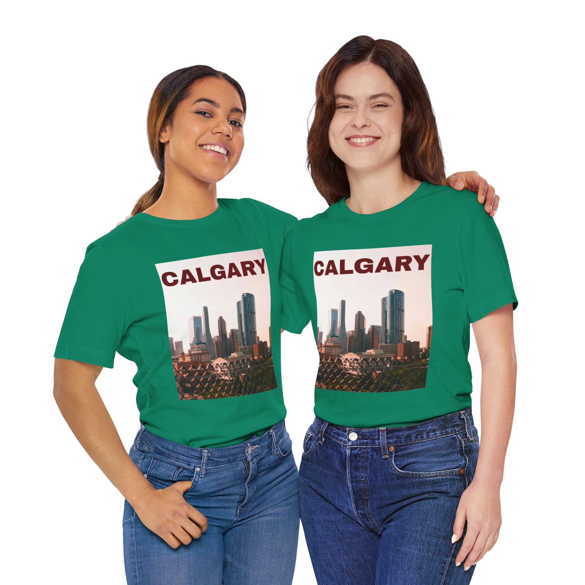 Viringee Calgary Skyline Unisex Tee