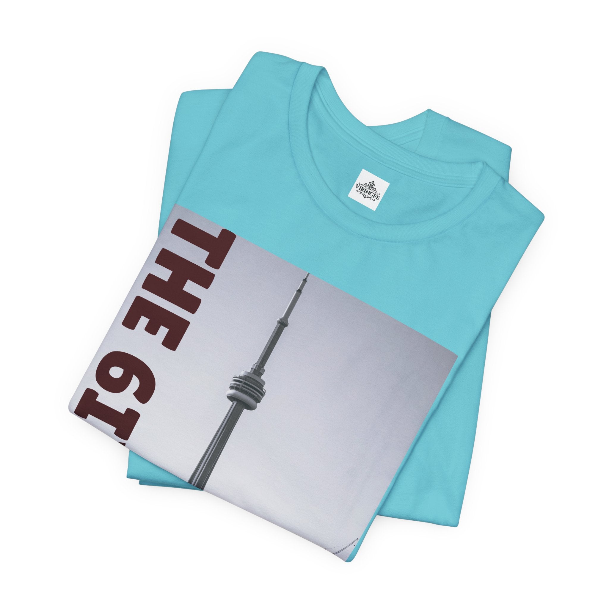 Viringee The Six Toronto Skyline Unisex Graphic T-shirt