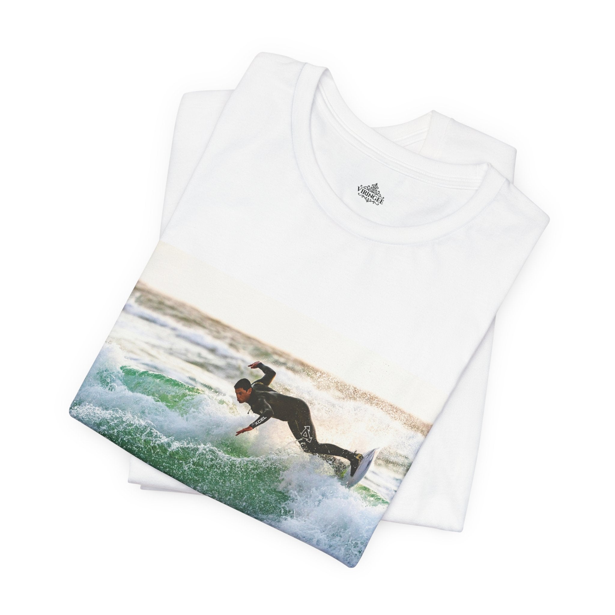 Viringee Tofino Chesterman Beach Surfing Graphic Tee