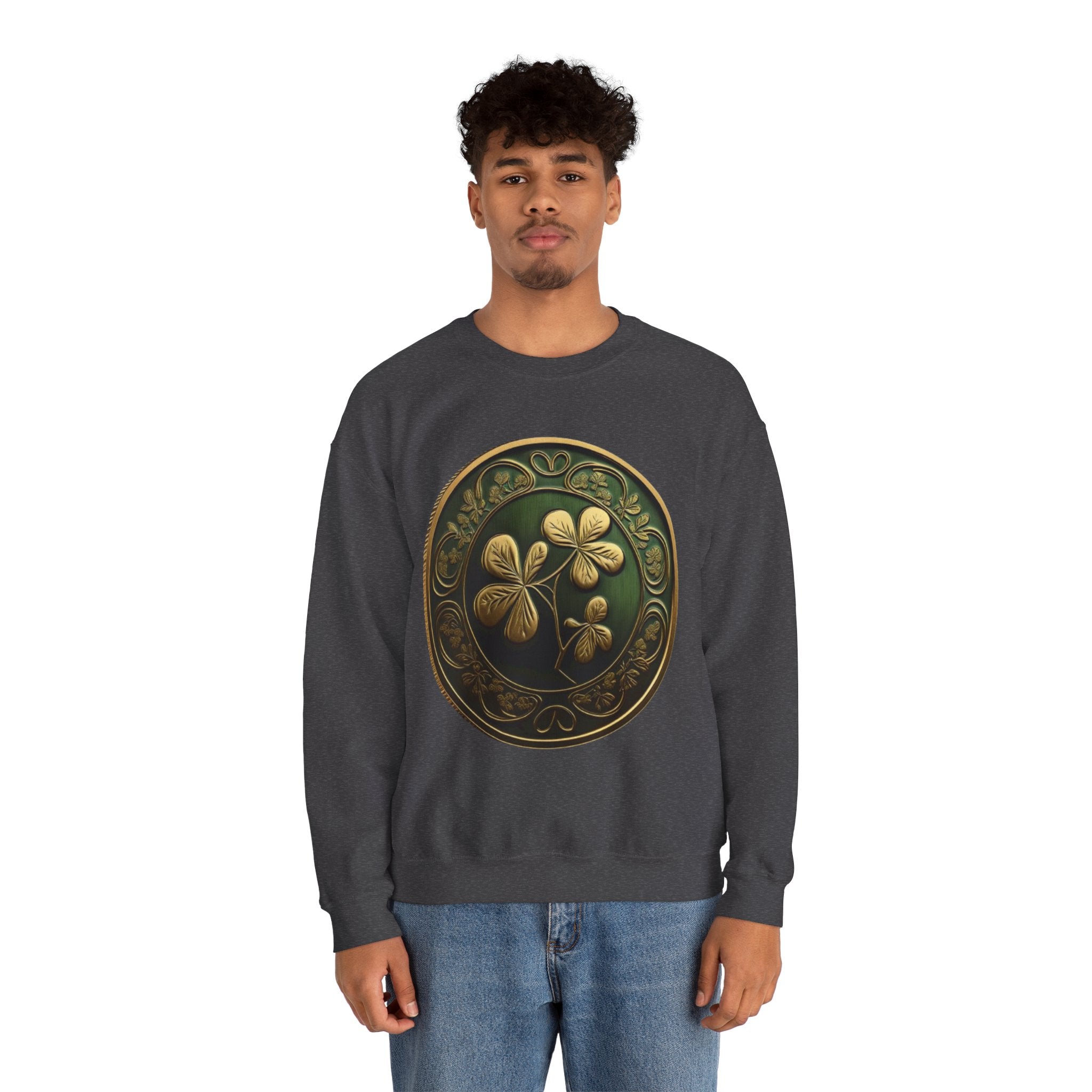 Viringee Seal of leaves Crewneck Sweatshirt