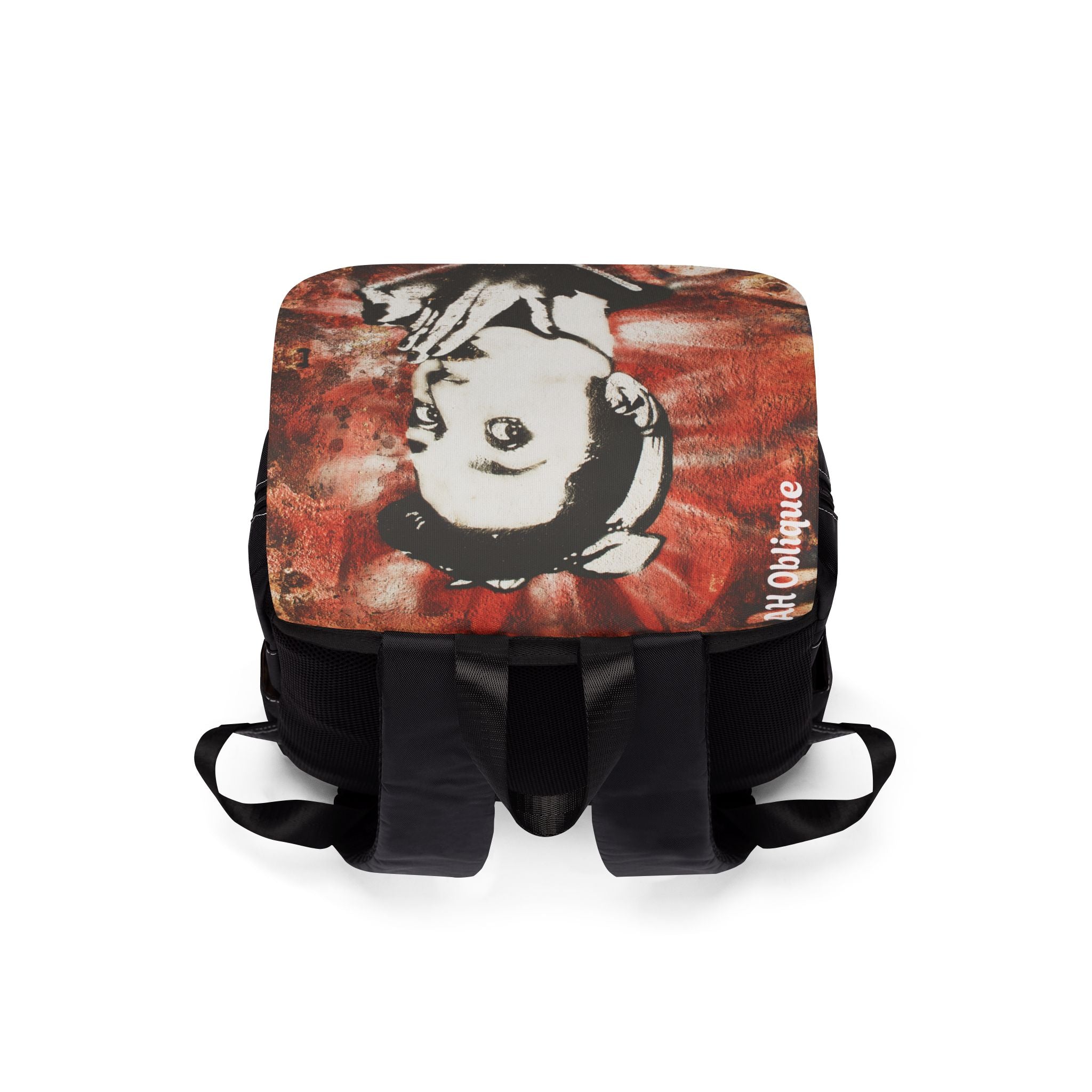 Viringee AH Oblique Artistic Unisex Shoulder Backpack