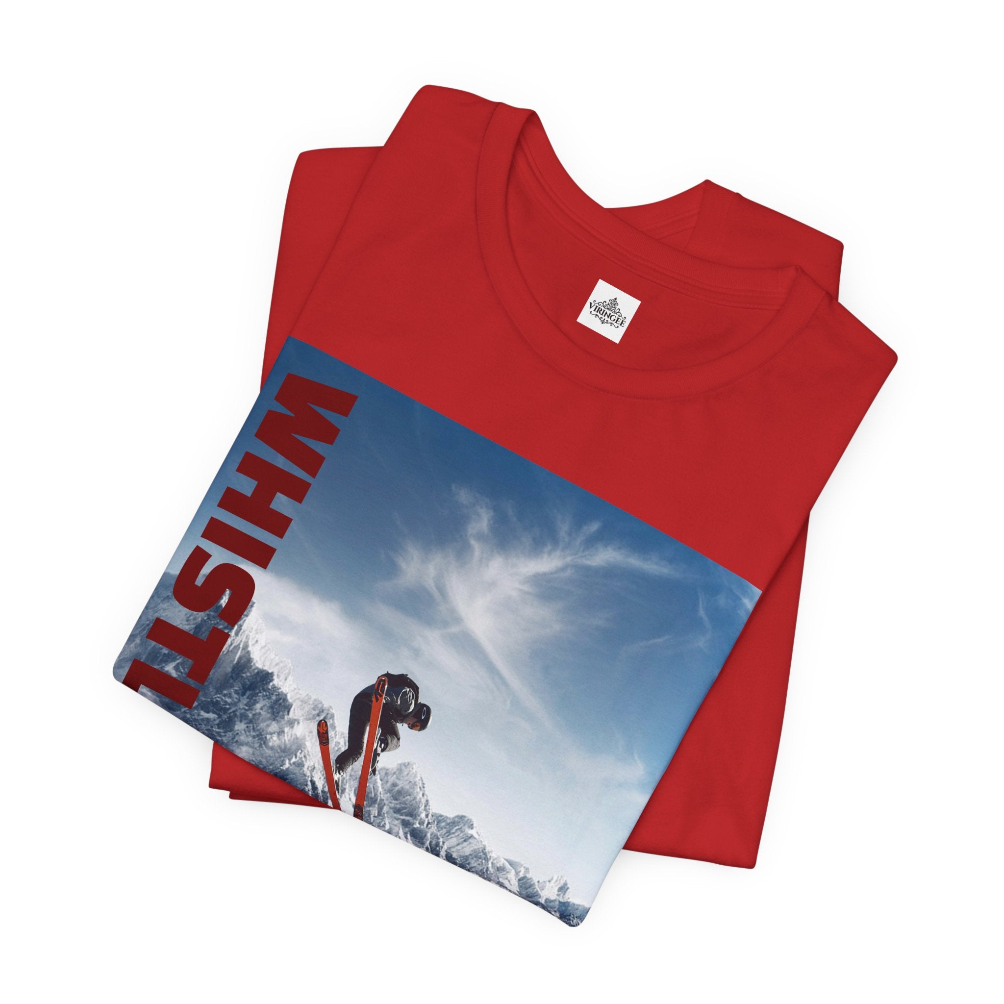 Viringee Whistler BC Snowboarder Short Sleeve Tee